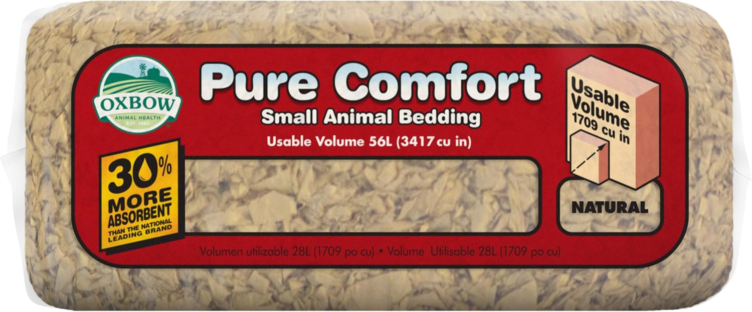 Oxbow Pure Comfort Bedding, Rabbit, Hamster, & Guinea Pig Bedding, Bunny Supplies for Litter Box, Pet Safe, 99.9% Non-Dust, Bunny Litter Box, Natural, 28 Liter Bag - Image 8