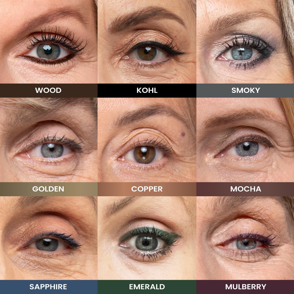 PRIME PROMETICS PrimeEyes Glide Eyeliner for Mature Women – Water-Resistant, Long-Stay and Mess-Proof – Gel Cream Texture, Discreet Sharpener and Effective Smudger (Wood (brown)) - Image 8