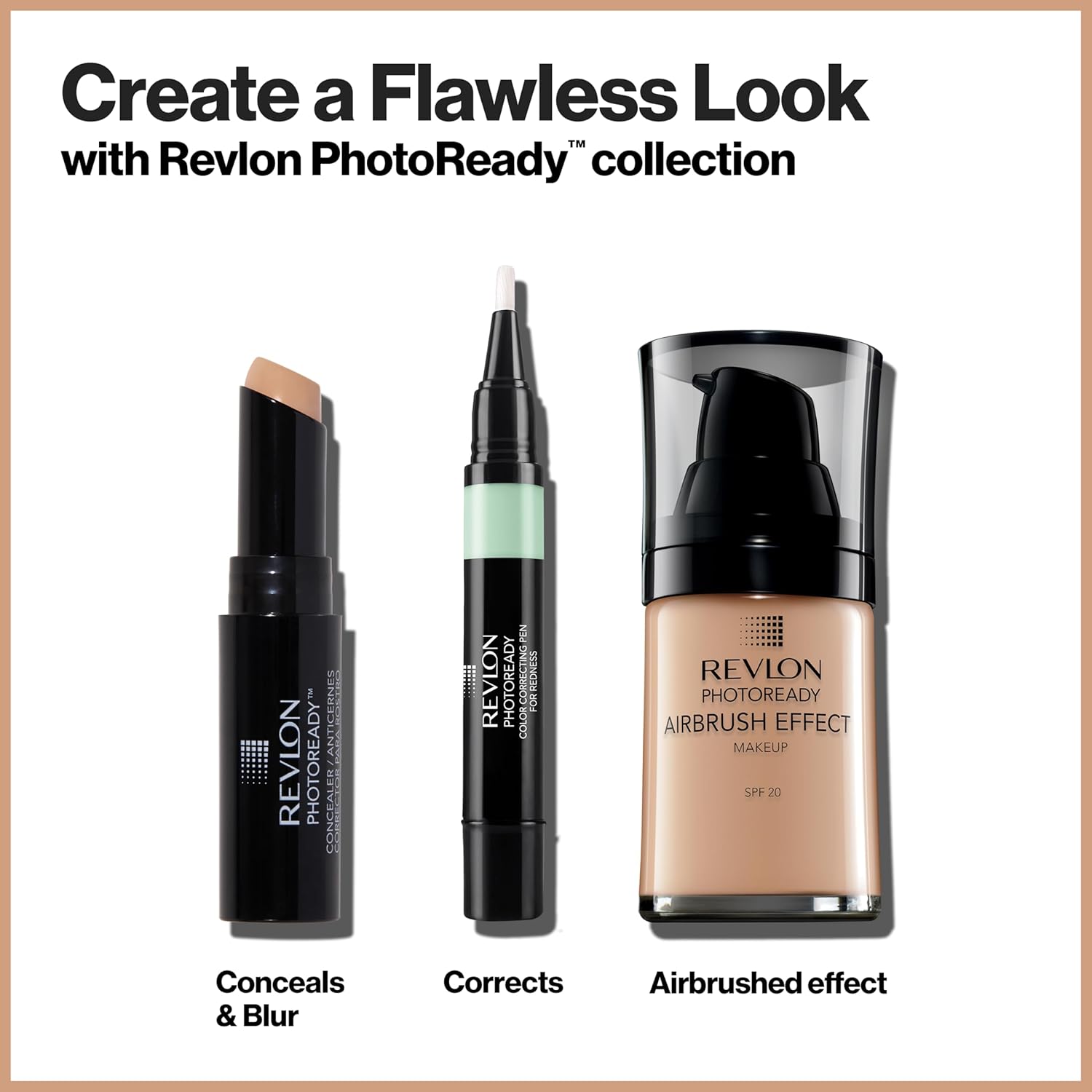 Revlon Concealer Stick, PhotoReady Face Makeup for All Skin Types, Longwear Medium- Full Coverage with Creamy Finish, Lightweight Formula, 003 Light Medium, 0.11 Oz - Image 8