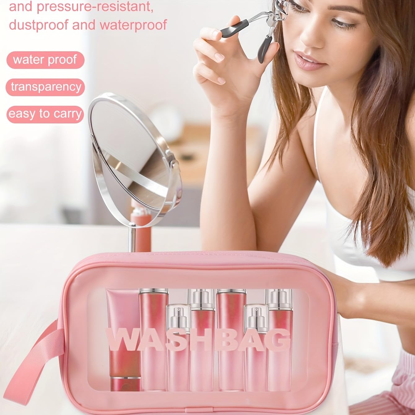 HGHDBT 70Pcs Pink Makeup Brushes Set Professional Makeup Kit Multi-functional Makeup Tool Set with Case Facial Makeup Accessories, Foundation Makeup Brush Kit Eye and Face Make up Brushes & Tools - Image 4