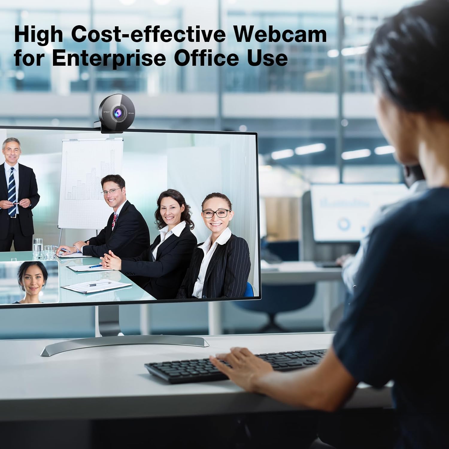 EMEET C950 4K Webcam for PC - PDAF Autofocus, USB Webcam with Microphone & Physical Privacy Cover, 1080P@60FPS, USB 2.0 Plug&Play, No Tripod Hole, Web Cam w/ 70°View for Meeting/Online Classes/Zoom - Image 7