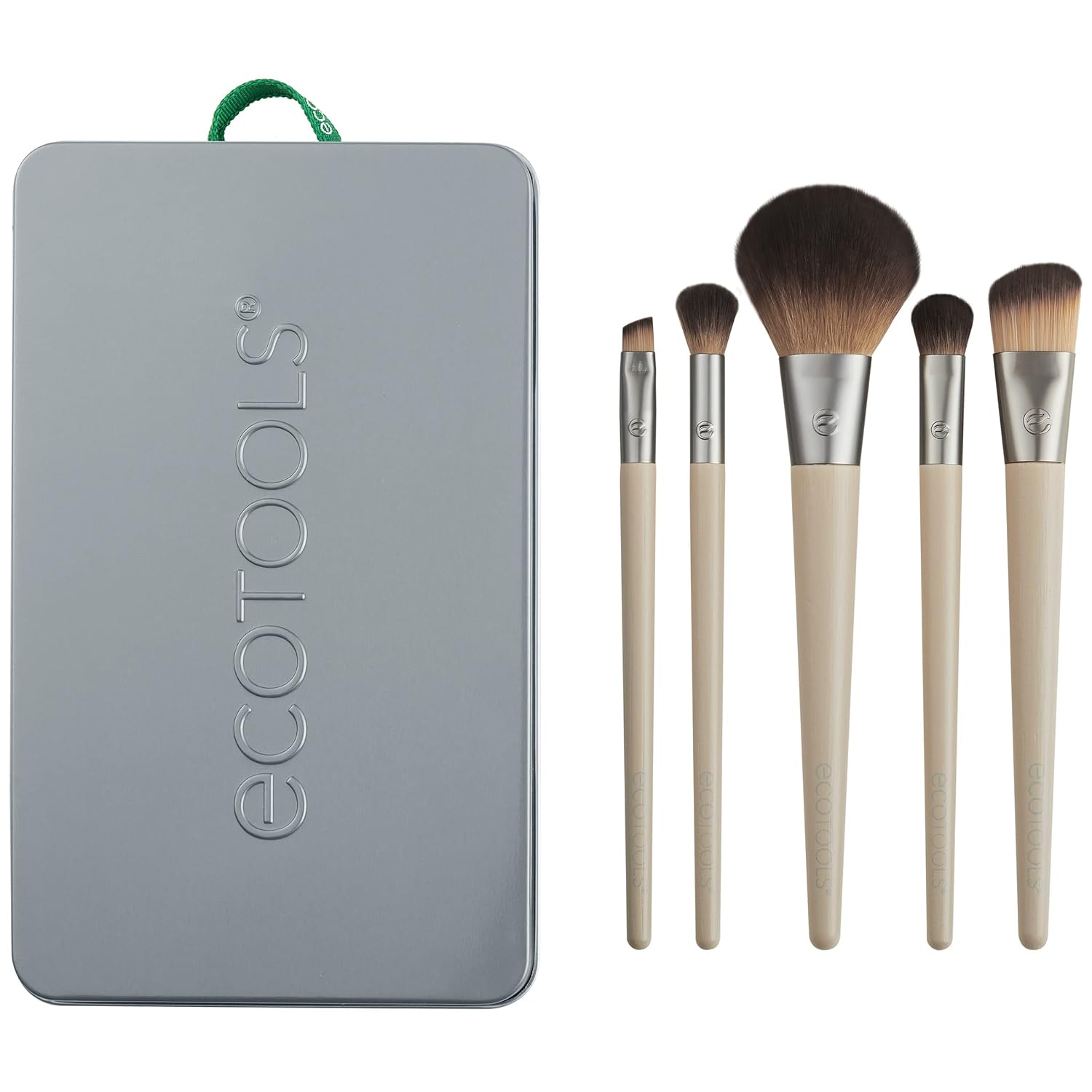 EcoTools 6 Piece Start The Day Beautifully Makeup Brush Set, Makeup Brushes For Eyeshadow, Blush, Concealer, & Foundation Application, Eco-Friendly, Gift Set, Synthetic Hair, Vegan & Cruelty-Free - Image 9
