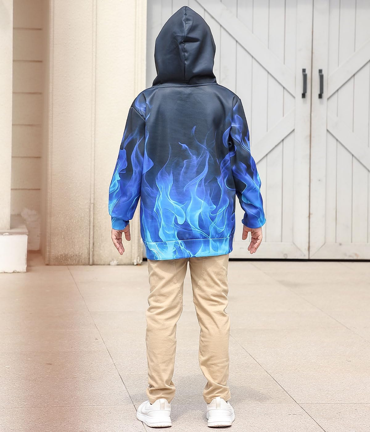 TUONROAD Boys Girls Hoodies 3D Printed Cool Hooded Lightweight 6-16T Hooded Pullover Sweatshirt for Kids - Image 3