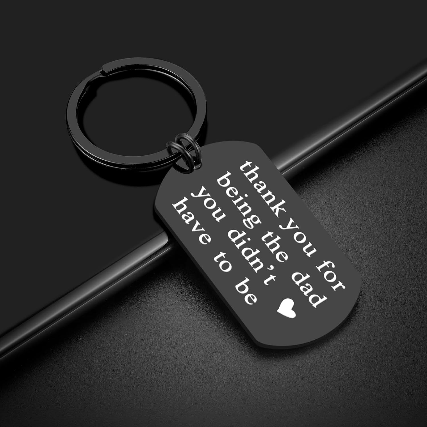 iJuqi Step Dad Gift from Daughter Son - Father's Day Gifts Christmas Gifts for Stepdad, Thank You for Loving Me AS Your Own - Image 6