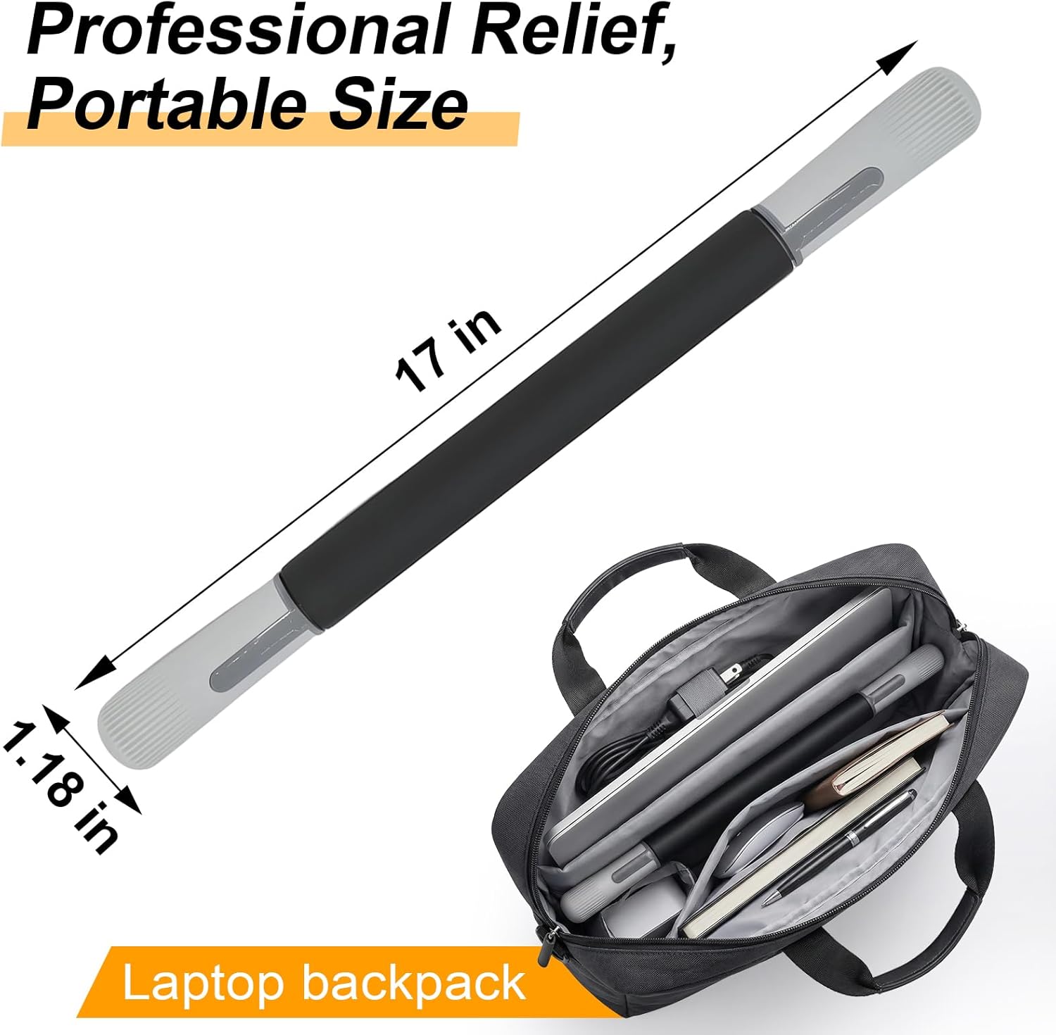 ZanLLW Foam Roller, Massage Roller, Muscle Roller Stick, Therapy Roller Stick for Legs, Calf, Thigh, Lipo, Rolling Stick for Muscles Relief, Massage Rolling Pin, Help Sore Muscle Recovery - Image 6