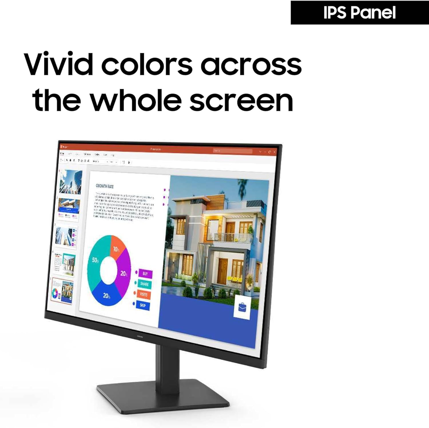 Samsung 24" S3 (S32GF) FHD High Resolution 120Hz Monitor with IPS Panel, Flicker Free, Eye Saver Mode, LS24F320GANXZA, 2025 - Image 3