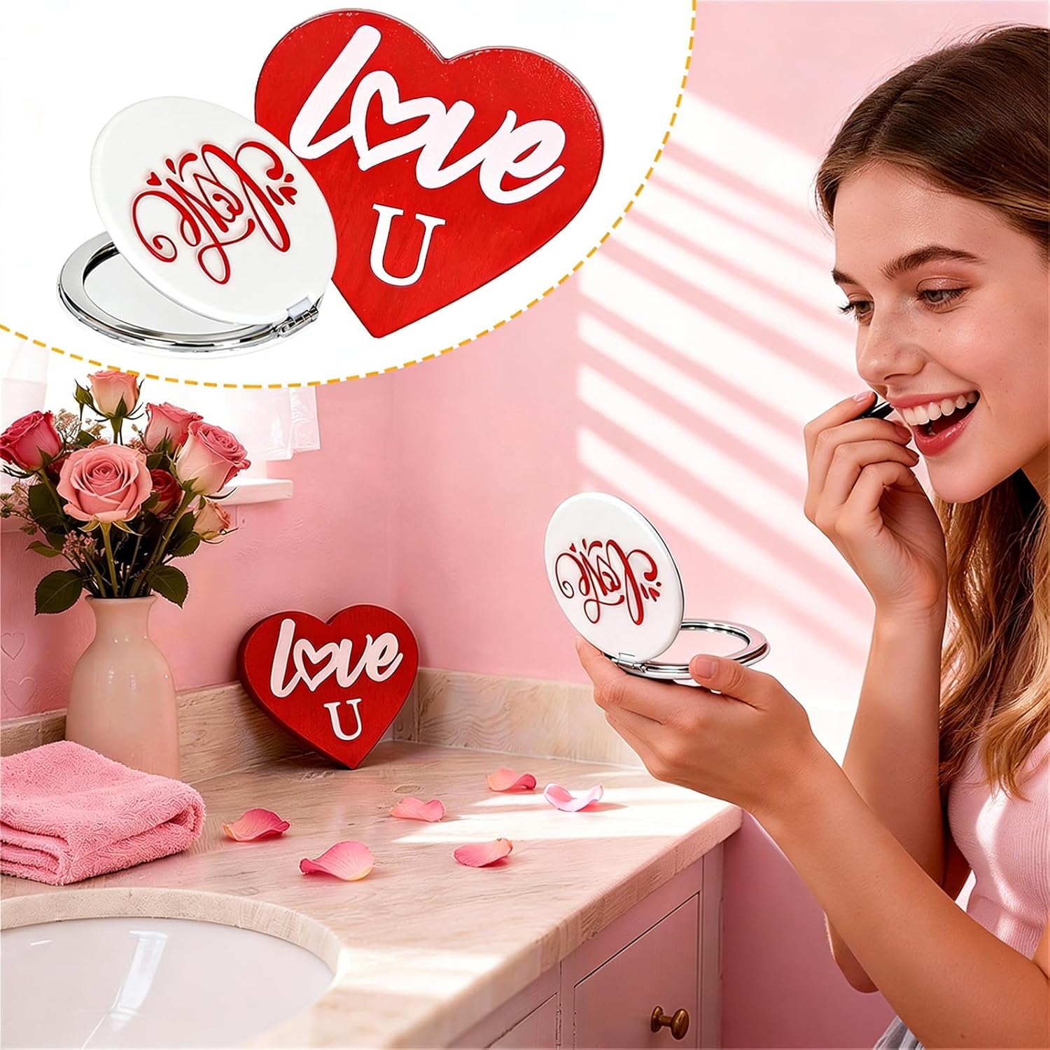 Gifts for Mom Her, Heart-shaped Gifts for Mother & Mom, Mother Gift Baskets for Women, Unique Present for Mother Set - Image 3