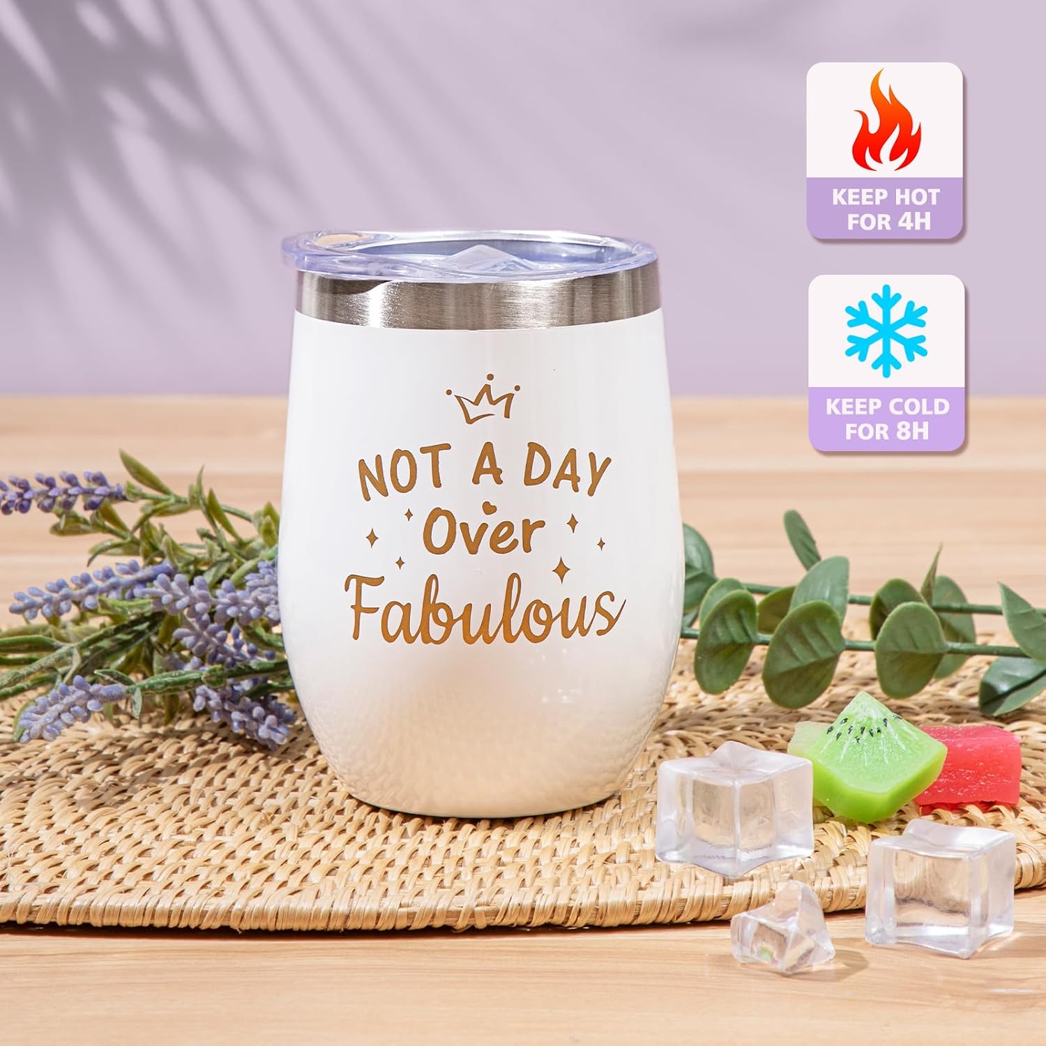 Birthday Gifts for Women, 13PCS Unique Happy Birthday Gifts Basket for Mom Her Best Friend Sister Wife Girlfriend Coworker Bestie, Luxury Self Care Box Relaxing Spa Gifts Set (Lavender) - Image 5
