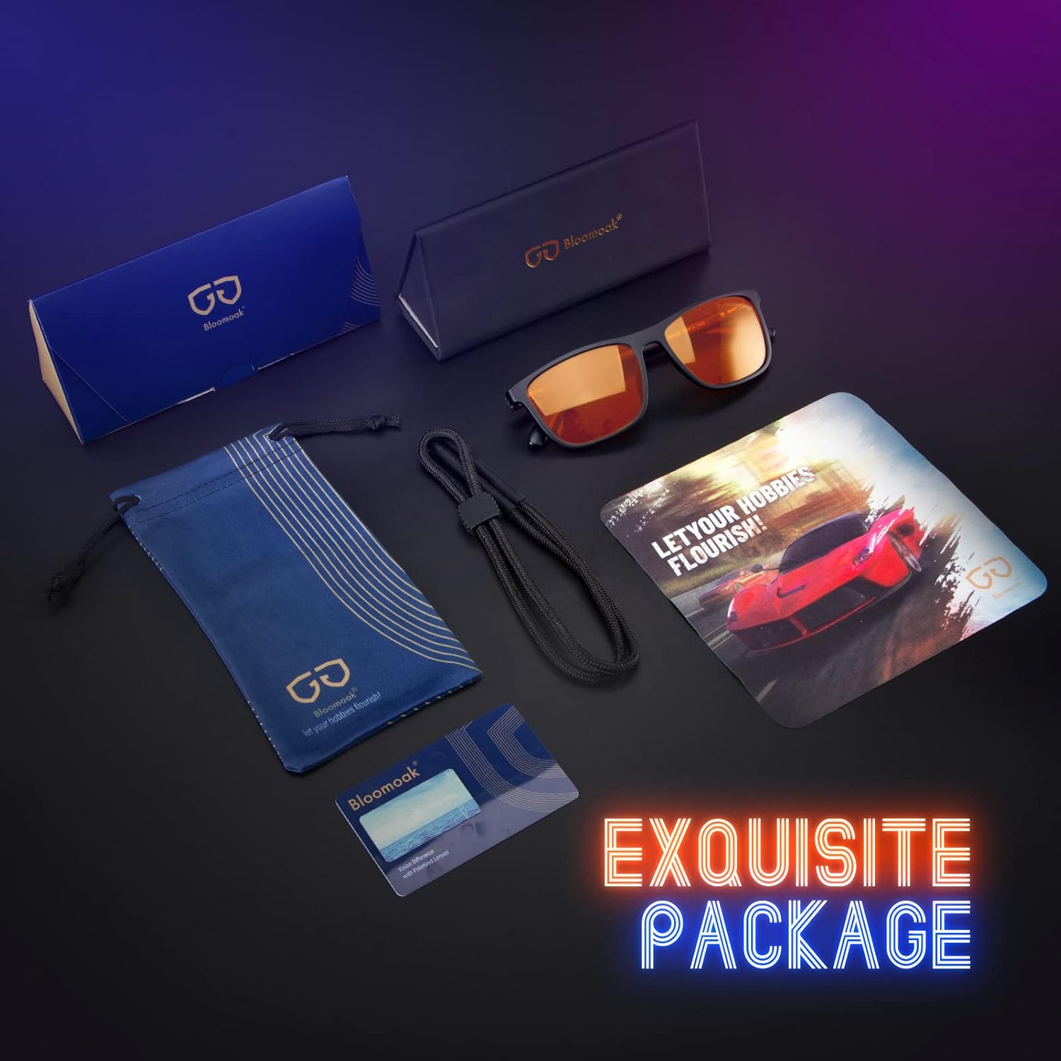 Bloomoak 100% Red Lens Blue Green Light Blocking Glasses- Dual AR Coatings Sleep Glasses Before Bed - Anti Glare, Fatigue - Image 7