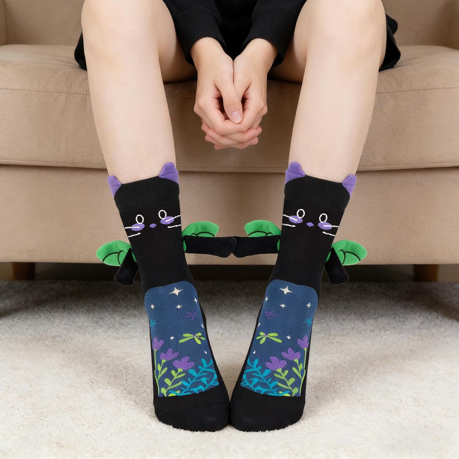 Funny 3D Animal Socks for Men Women Teens Boys - Secret Santa Gifts Christmas Novelty Fun Crew Funky Socks - Image 2