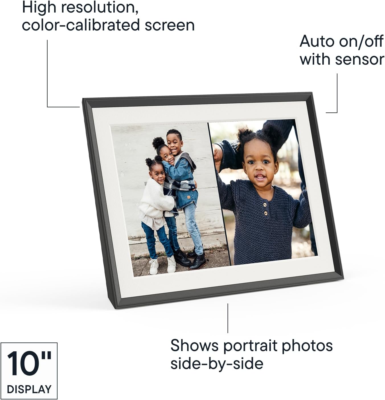 Aura Digital Picture Frame - 10.1" HD Mat Display | Wirecutter's Best Digital Frame for Gifting | Text Photos Directly to Your Frame from Anywhere | Quick & Easy Setup Over WiFi - Free App | No Fees - Image 7