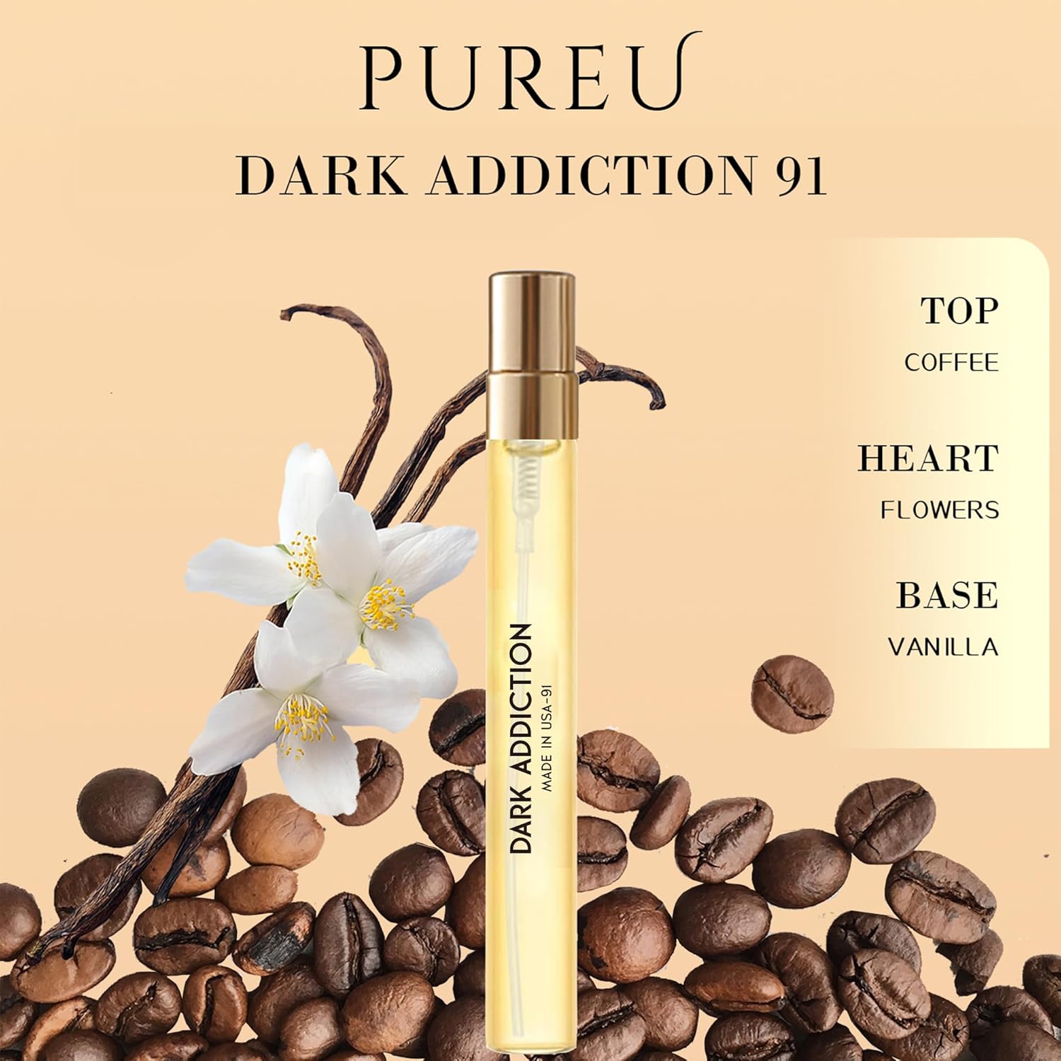 PUREU Pheromones Perfumes for Women & Men Amber Vanilla Long Lasting Pheromone Perfume Oils Cologne for Men Wife Gift Ideas.Travel Size 0.4oz/12 mL - Image 3
