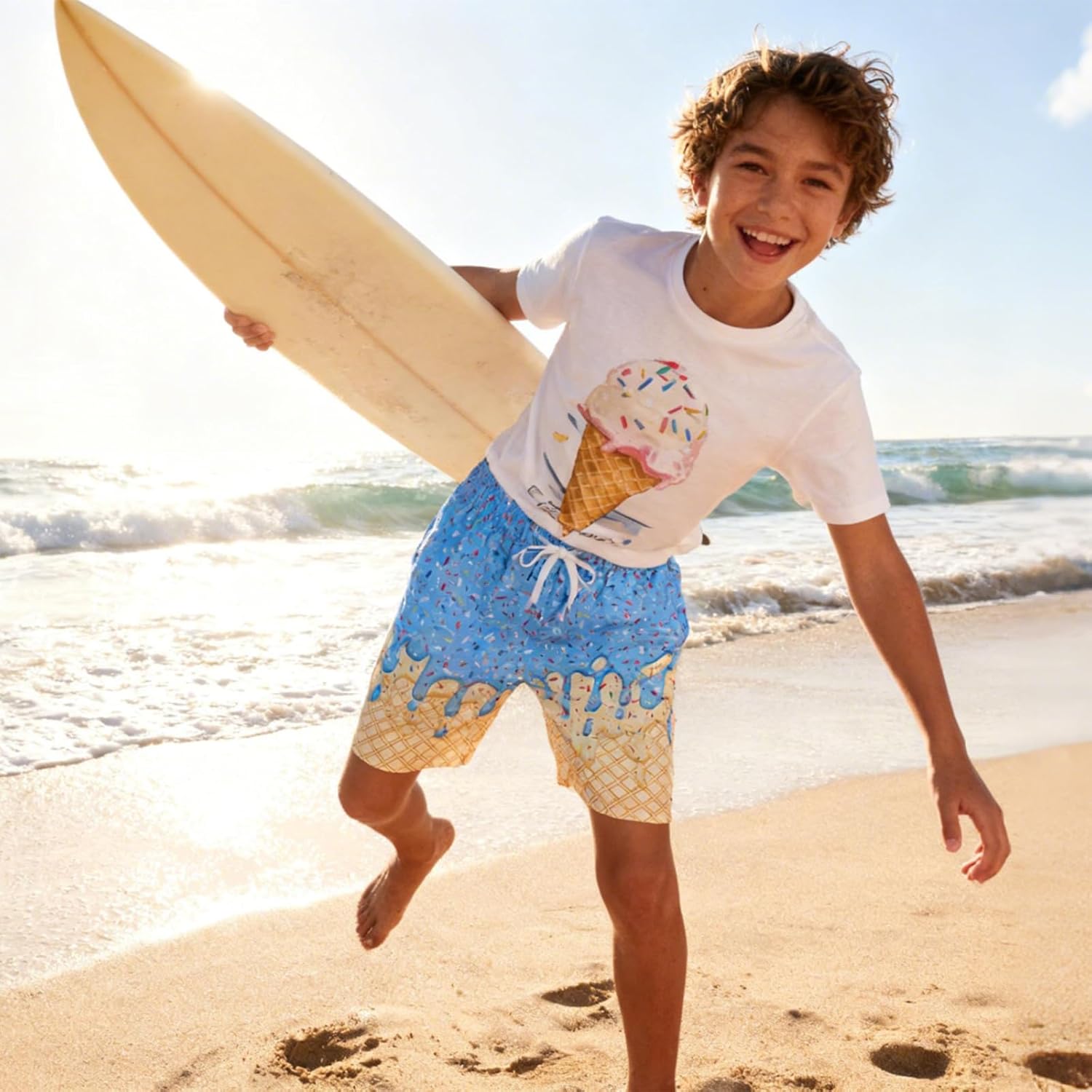 westwolf Boys Swim Trunks with Compression Liner Casual Bathing Suit for Kids Swim Shorts 6-18 Years - Image 6