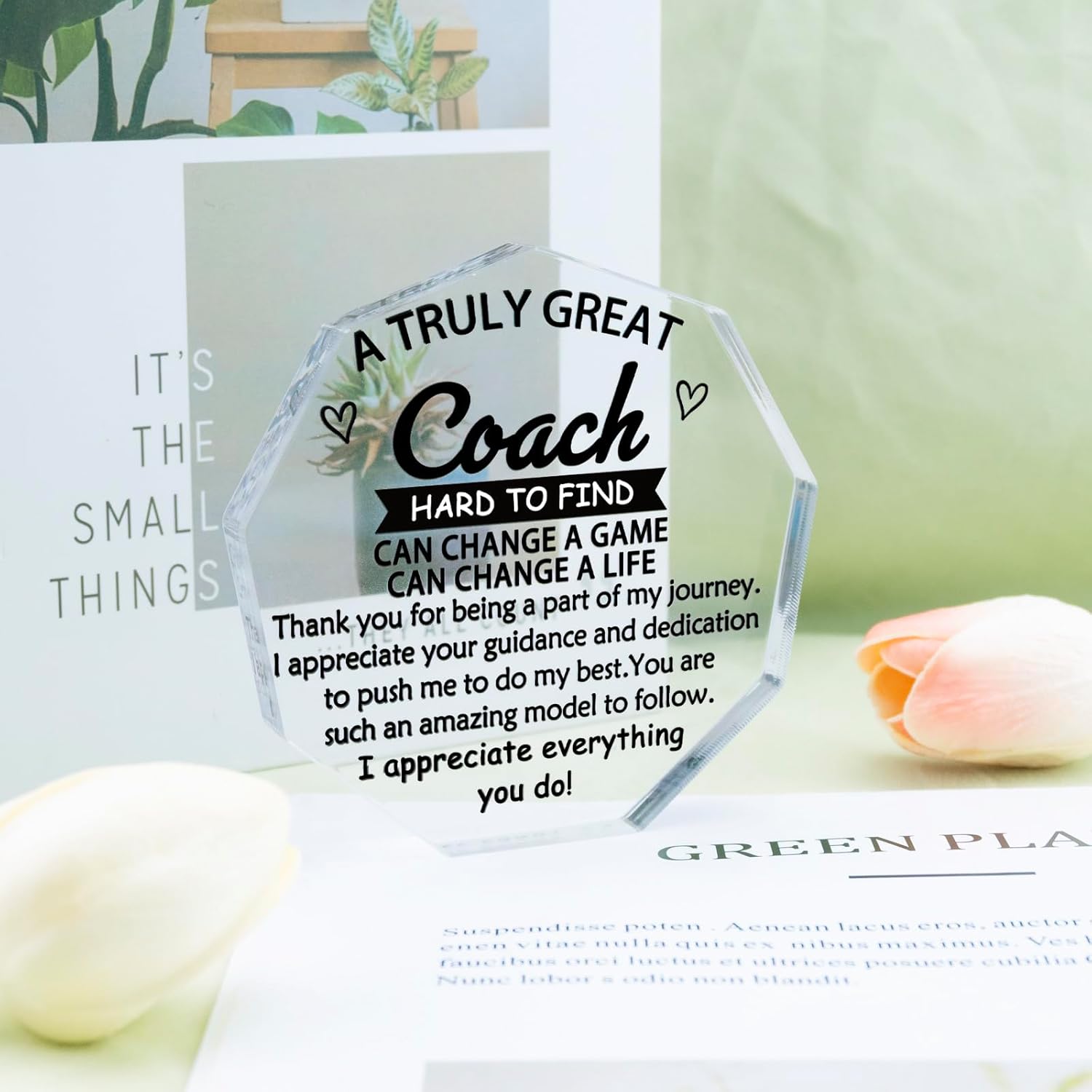Teacher Appreciation Gifts Coach Gifts for Women Men Volleyball Soccer Baseball Football Softball Basketball Tennis Wrestling Cheerleading Best Coaches Ever Gift Acrylic Stocking Stuffer Ideas for Men - Image 4