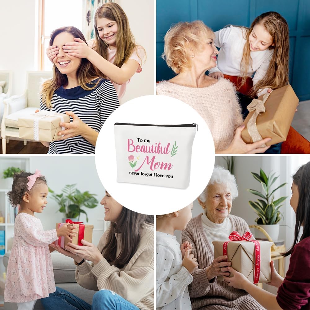 Mothers Day Gifts for Mom Christmas Stocking Stuffers Birthday Valentines Day Easter Womens Day Thanksgiving Halloween Retirement Thank You Sentimental Makeup Bag I Love You Gifts Ideas for Mom - Image 6
