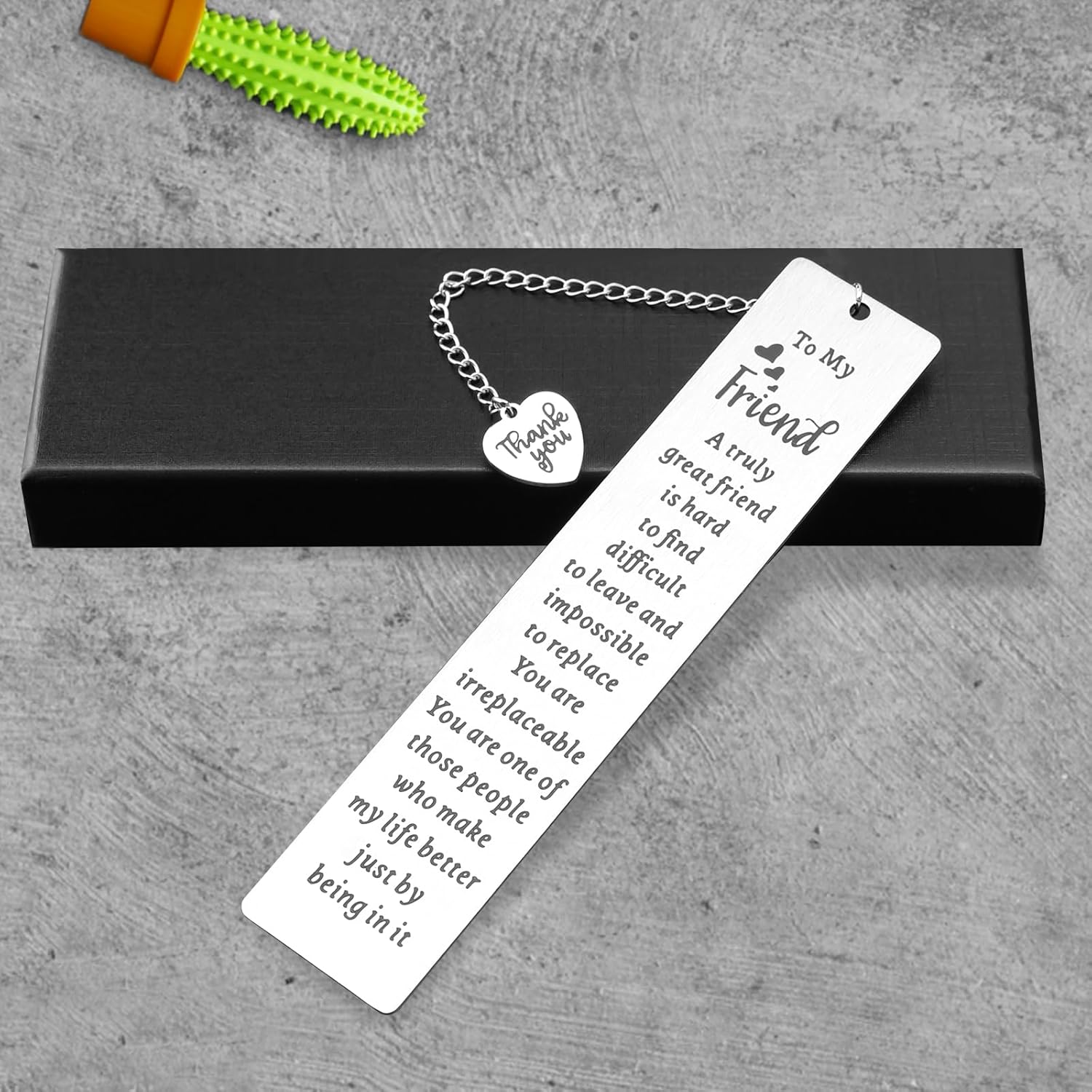 Ouligay Friend Bookmarks for Women Book Lovers Gifts Book Marks for Reading Women Long Distance Friendship Gift Best Friend Birthday Gifts for Bestie Bestfriend BFF Christmas Reader Books Club - Image 7