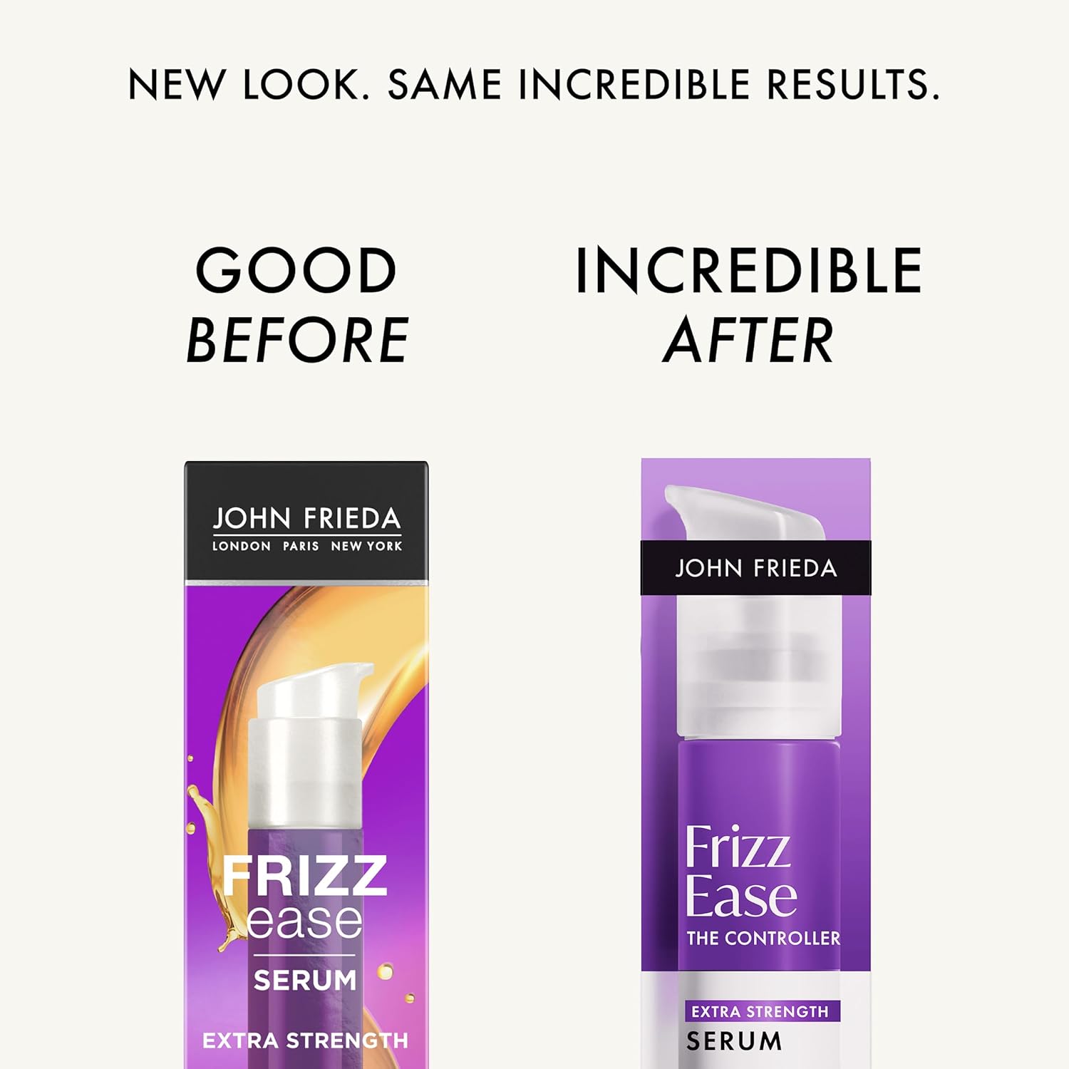 John Frieda Frizz Ease Extra Strength Hair Serum, Instantly Smooths for Healthy, Hydrated, Frizz-Free Hair, for Thick and Coarse Hair, with Argan, Coconut, and Moringa Oil for Heat Protection, 1.69 Oz - Image 2