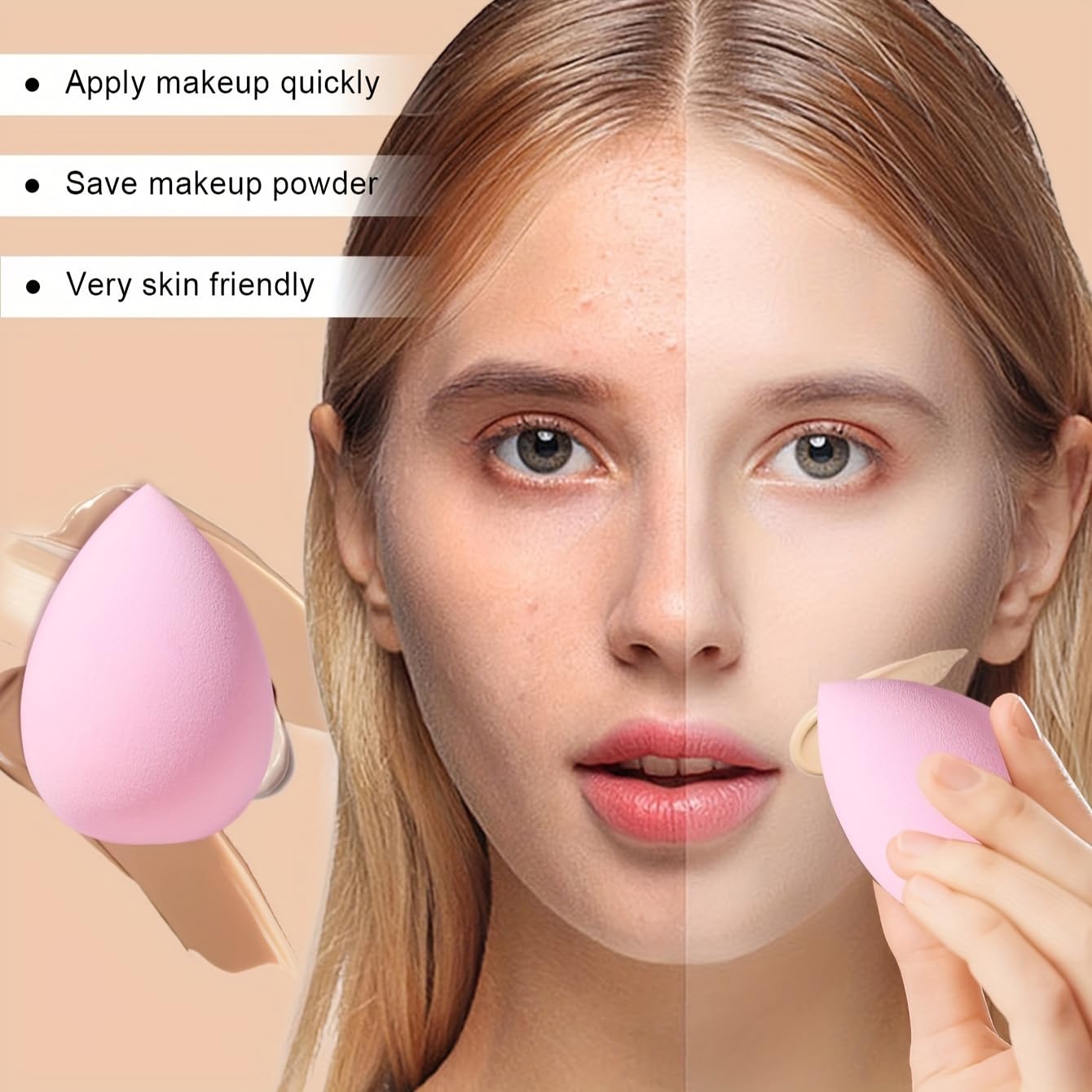 HGHDBT 70Pcs Pink Makeup Brushes Set Professional Makeup Kit Multi-functional Makeup Tool Set with Case Facial Makeup Accessories, Foundation Makeup Brush Kit Eye and Face Make up Brushes & Tools - Image 5