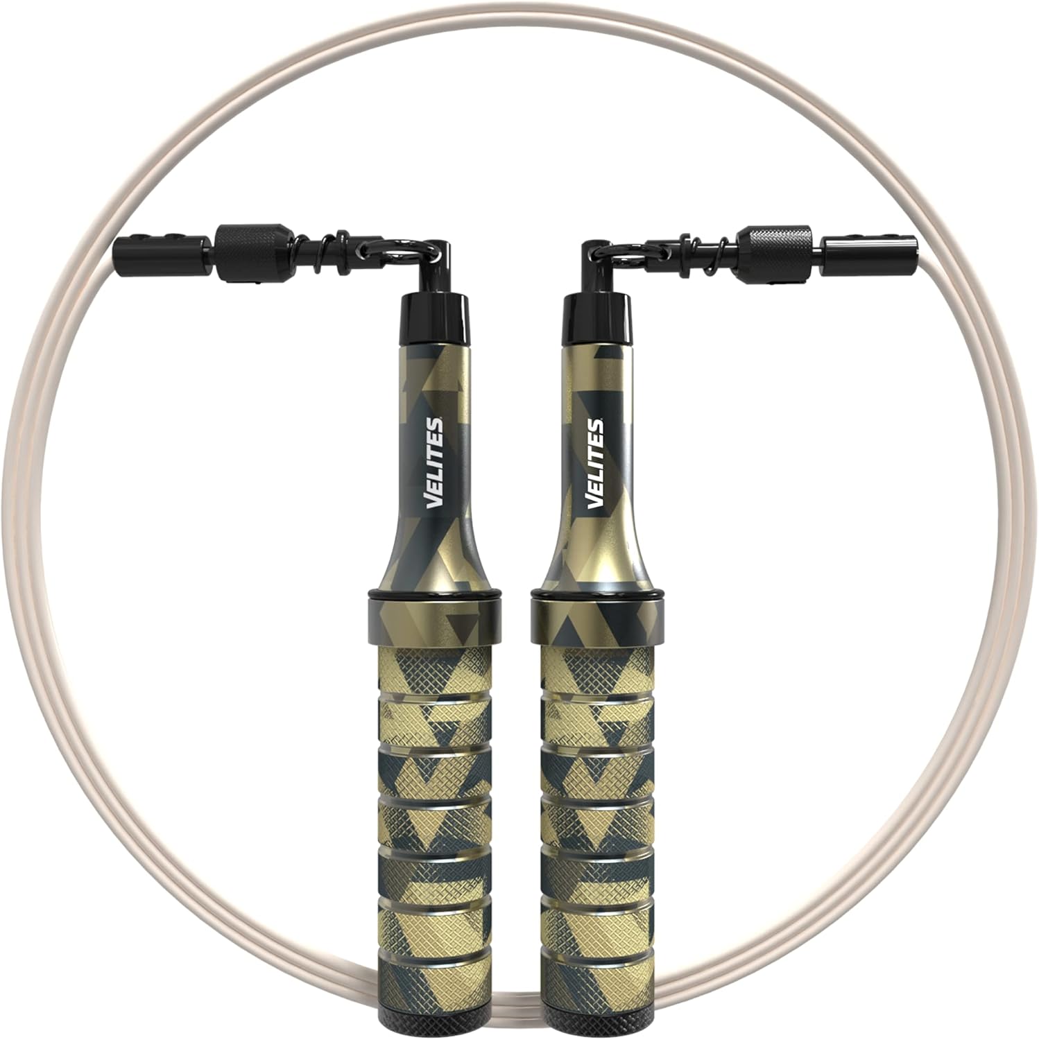 Velites - Earth 2.0 Jump Rope - Official CrossFit® Games Rope - Professional Aluminum Speed Rope for Double Unders, Fitness & Boxing - Includes 4mm Cable & Carrying Bag -