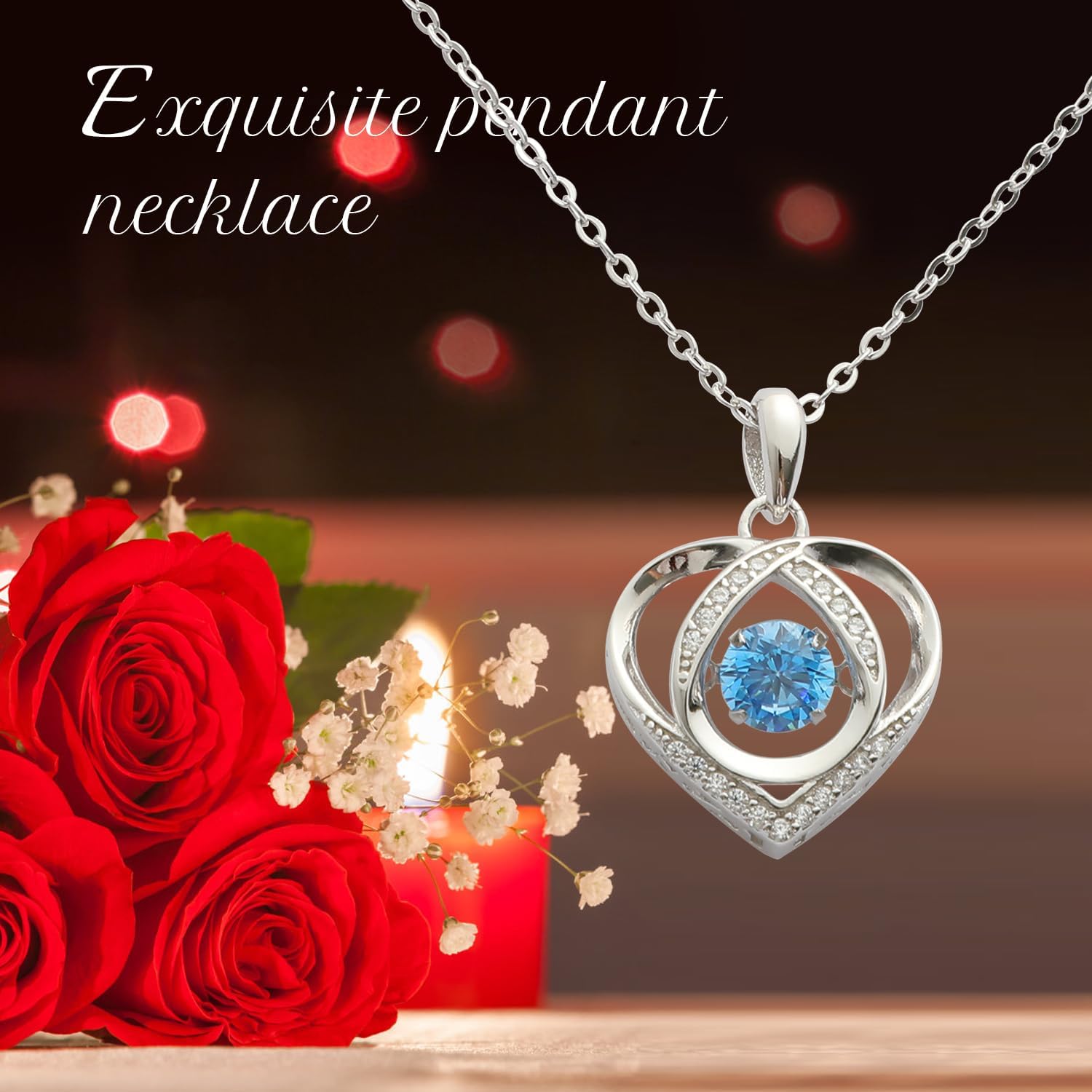 sterling silver contour pendant necklace, girl's jewelry 18 necklace, fashionable accessory necklace, can be the gift for girls. - Image 4