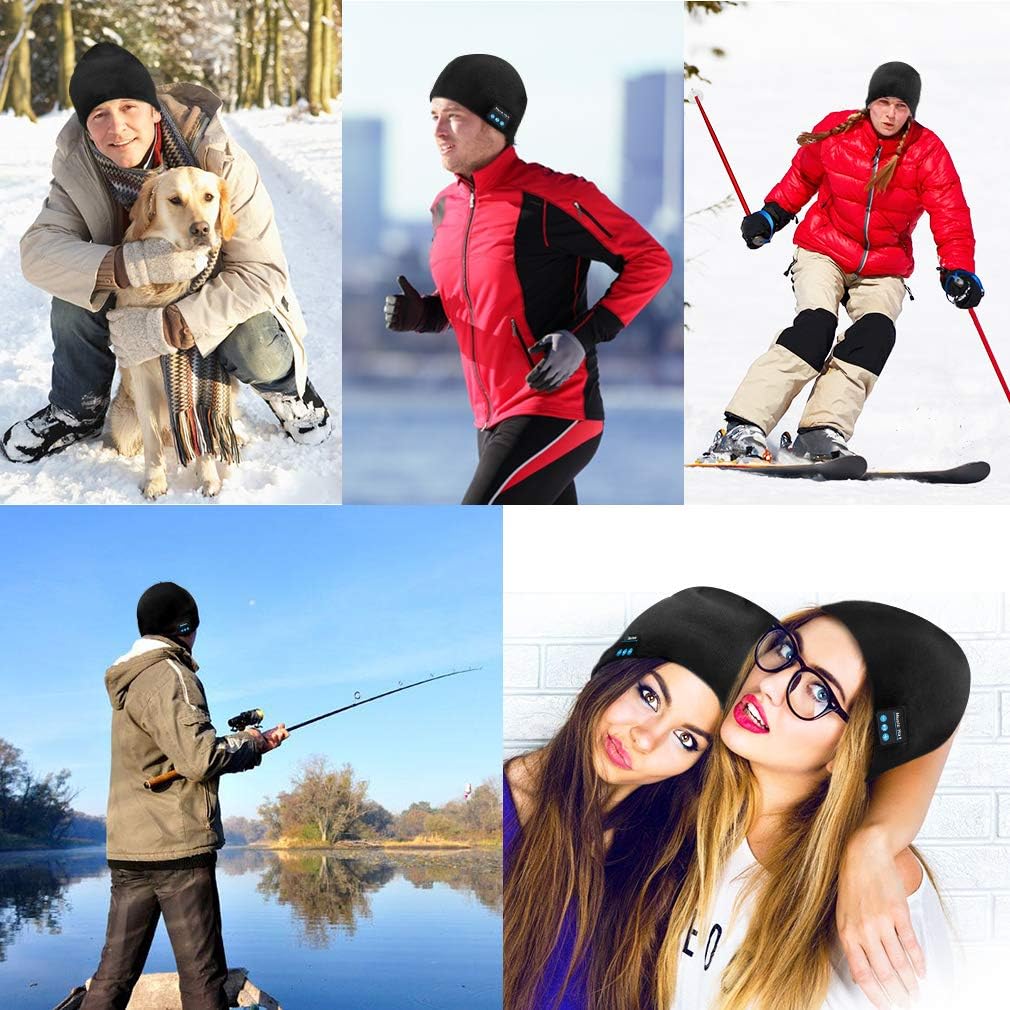 Bluetooth Beanie Hat Headphones Unique Tech Gifts Stocking Stuffer - Image 7