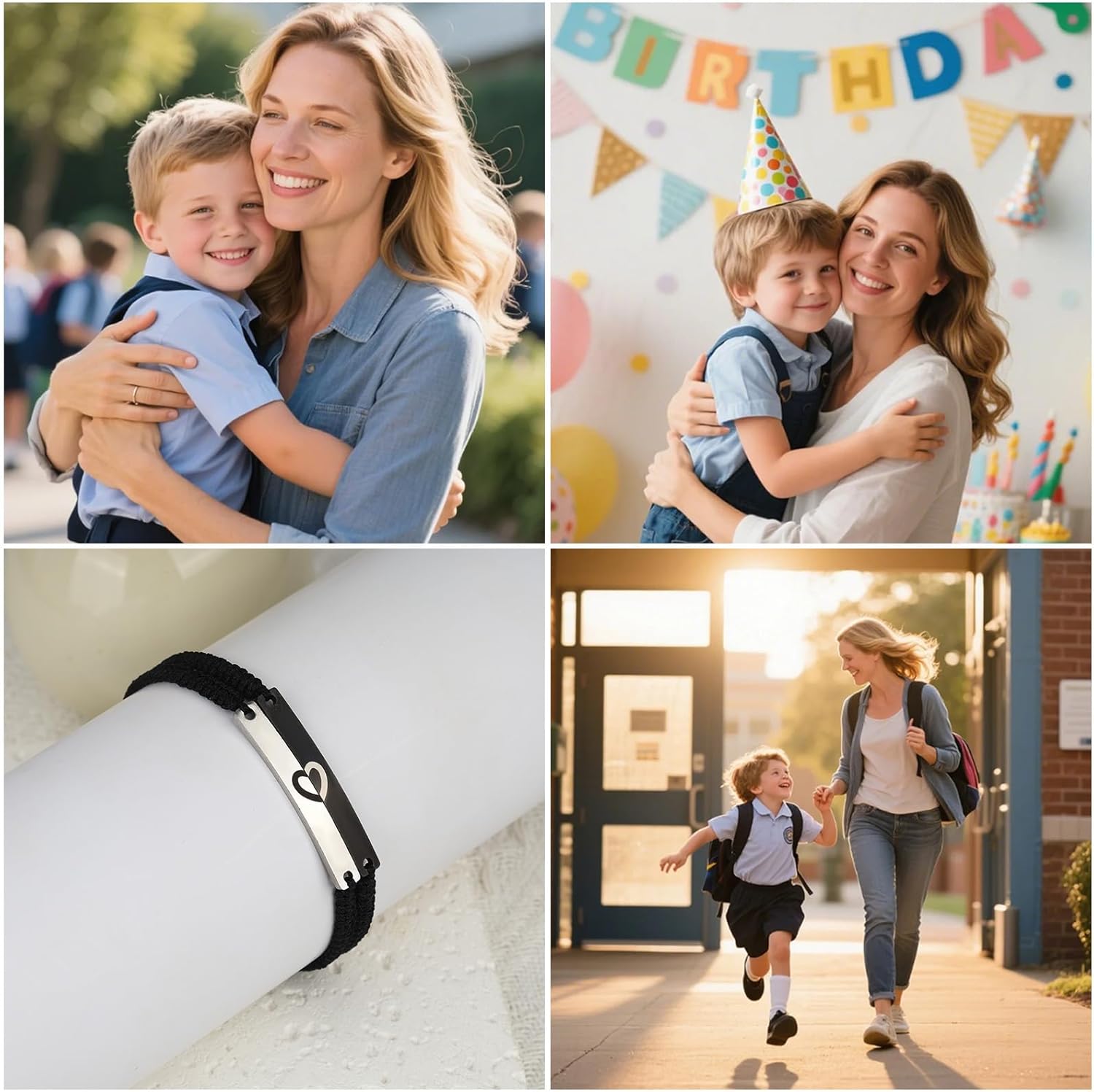 To My Son Bracelet Gifts from Mom Mother, Christmas Stocking Stuffers Birthday Valentine's Day Mother’s Day Gifts for Mom Adult Son Teens Teen Teenage Boys Kids 8 9 10 11 12 13 14 15 16 Year Old - Image 6