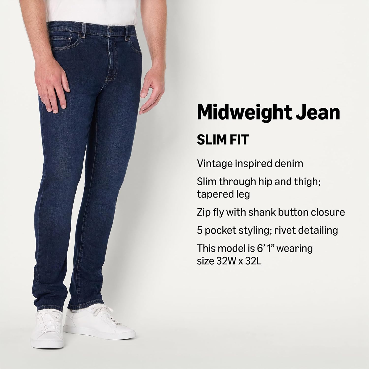 Amazon Essentials Men's Slim-Fit Jeans - Image 4