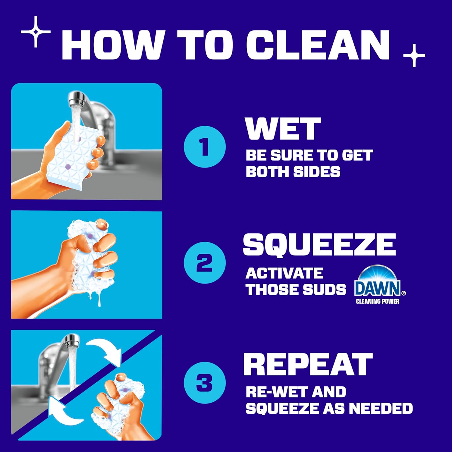 Mr. Clean Magic Eraser Sponge, Bathroom Cleaner, Shower Cleaner, Tub Cleaner, Soap Scum Remover, Bathroom Cleaning Supplies, Dawn Cleaning Power with Febreze Lavender Scent, 5ct - Image 9