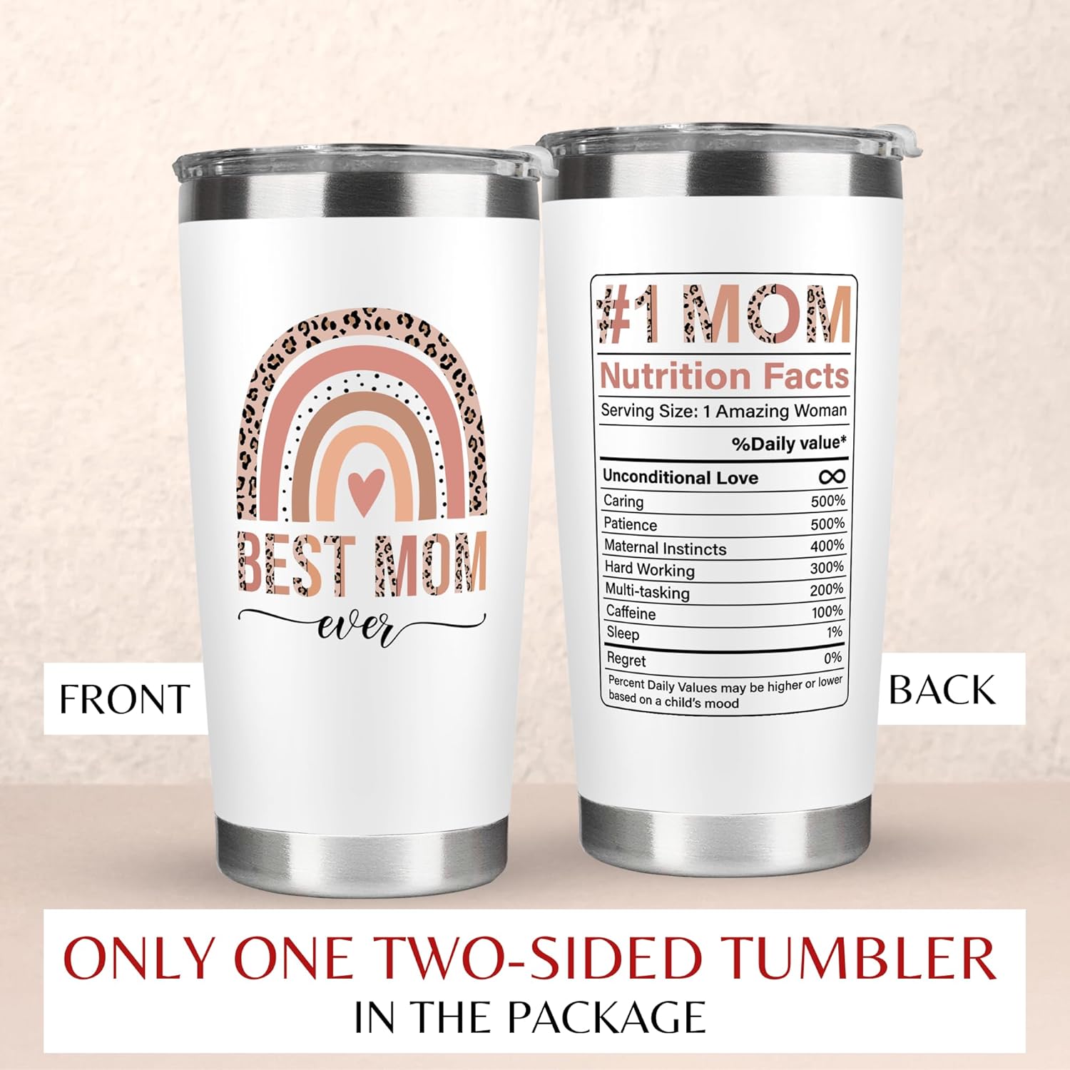 Gifts for Mom from Daughter Son - Birthday, Valentines, Mothers Day Mom Gifts for Wife, Her - Mother's Day Gift Ideas for Mama, Mother - Gift for New Moms, Mothers - 20 Oz Tumbler - Image 2