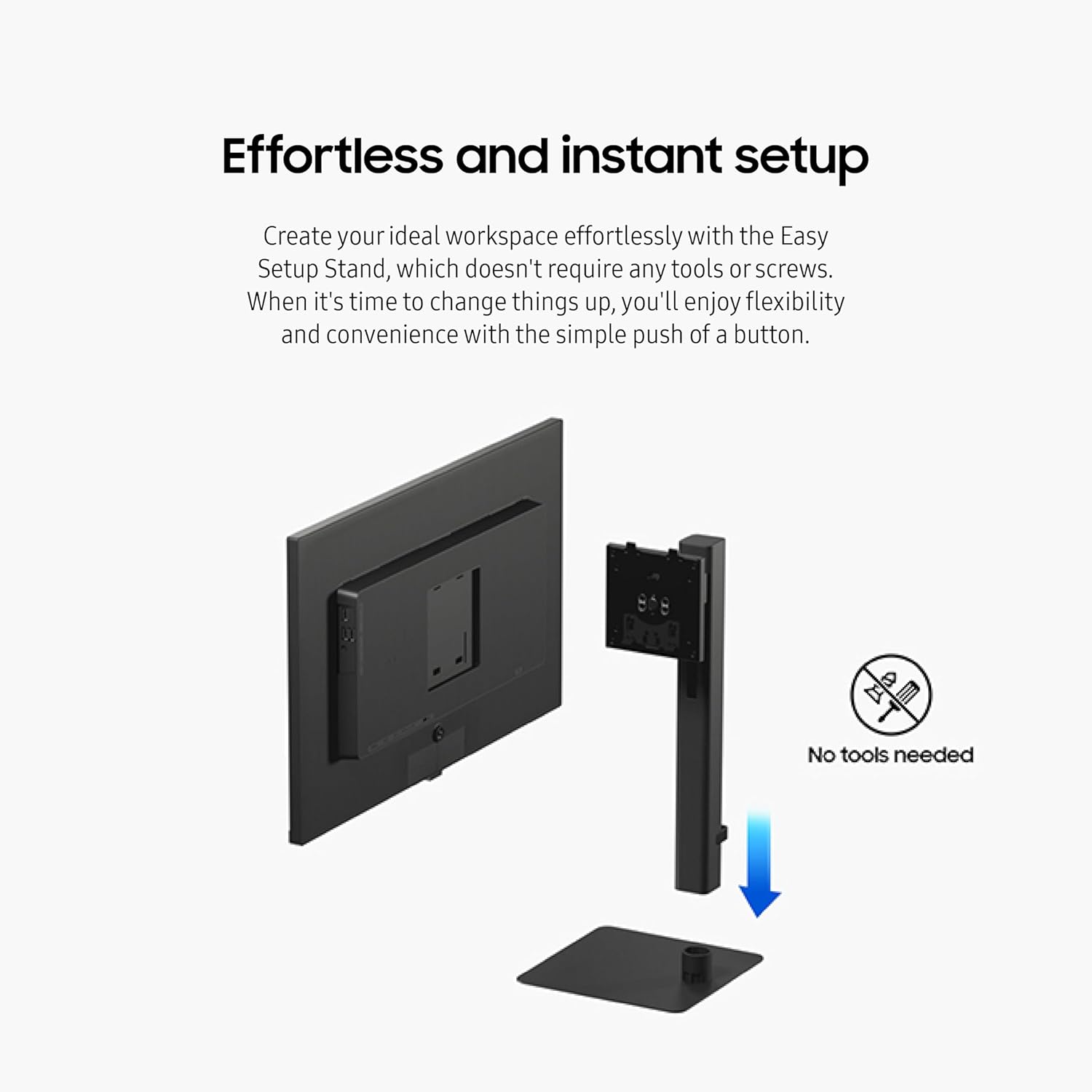 SAMSUNG 24" ViewFinity S6 (S60D) Series QHD High Resolution Computer Monitor, 100Hz, HDR10, Multiple Ports w/ HDMI, DisplayPort, USB-A, Easy Setup, Height Adjustable Stand, LS24D606EANXZA, 2024 - Image 6
