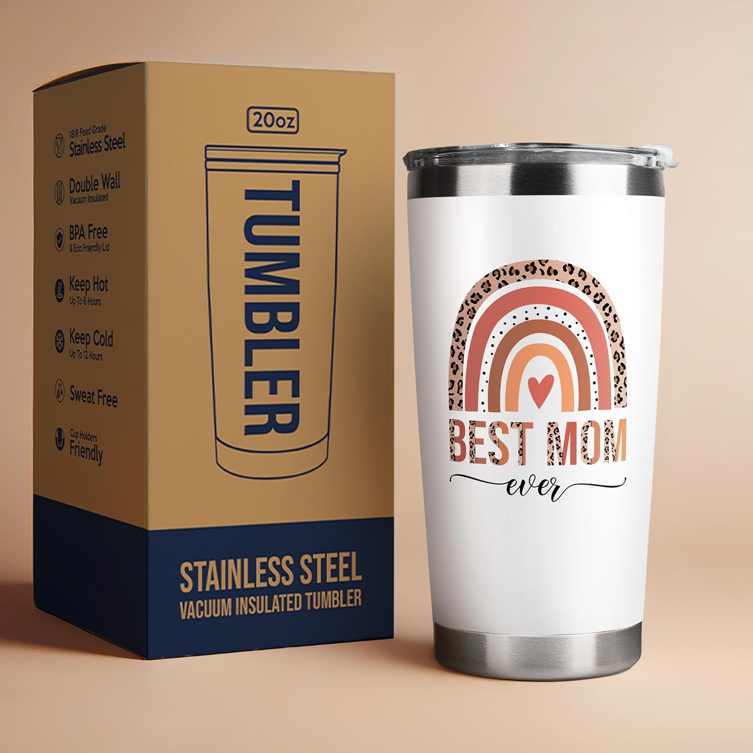 Gifts for Mom from Daughter Son - Birthday, Valentines, Mothers Day Mom Gifts for Wife, Her - Mother's Day Gift Ideas for Mama, Mother - Gift for New Moms, Mothers - 20 Oz Tumbler - Image 7