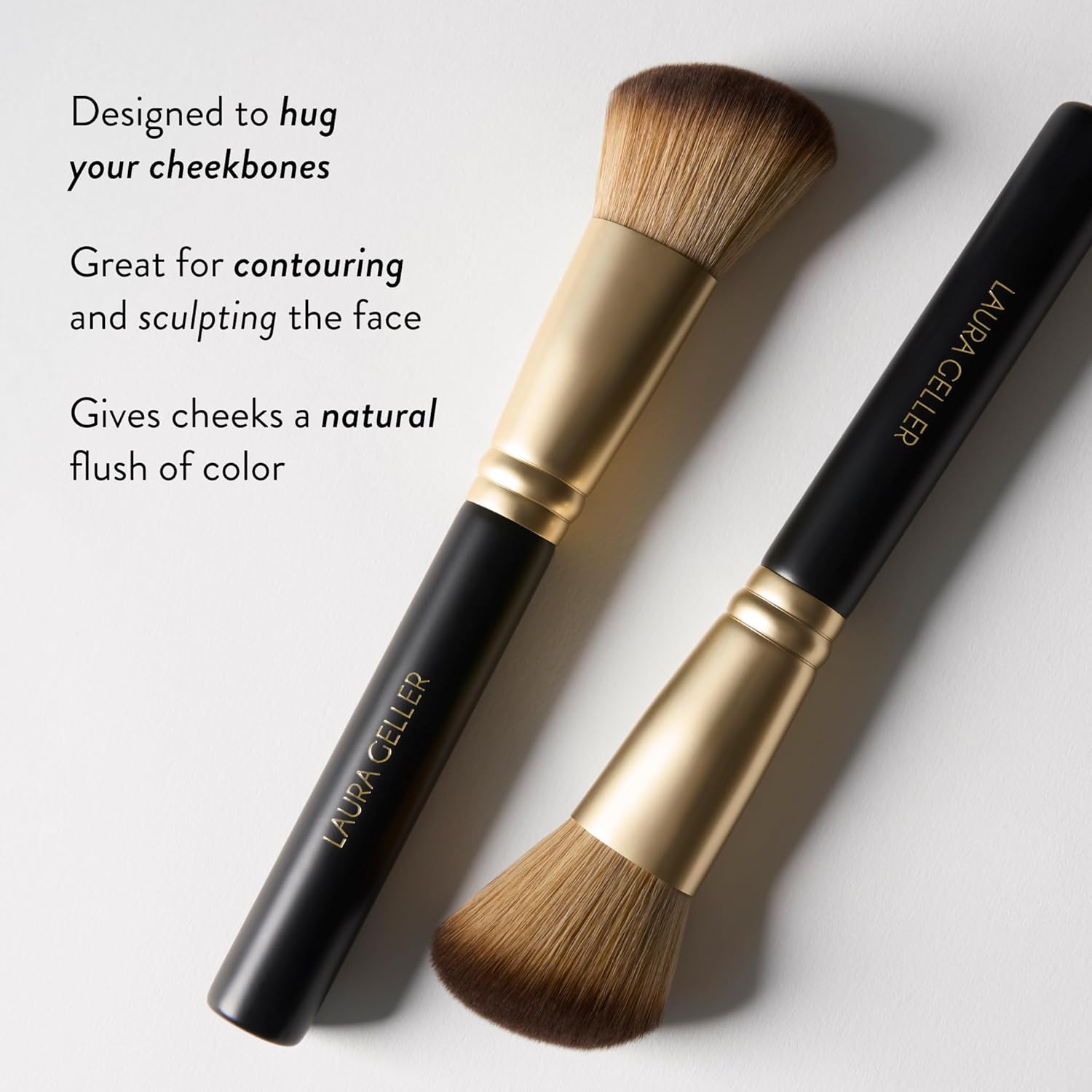 LAURA GELLER NEW YORK Cosmetic Professional Makeup Brushes - Cruelty-Free - 05 Full Face Brush Set 5pc - Image 8