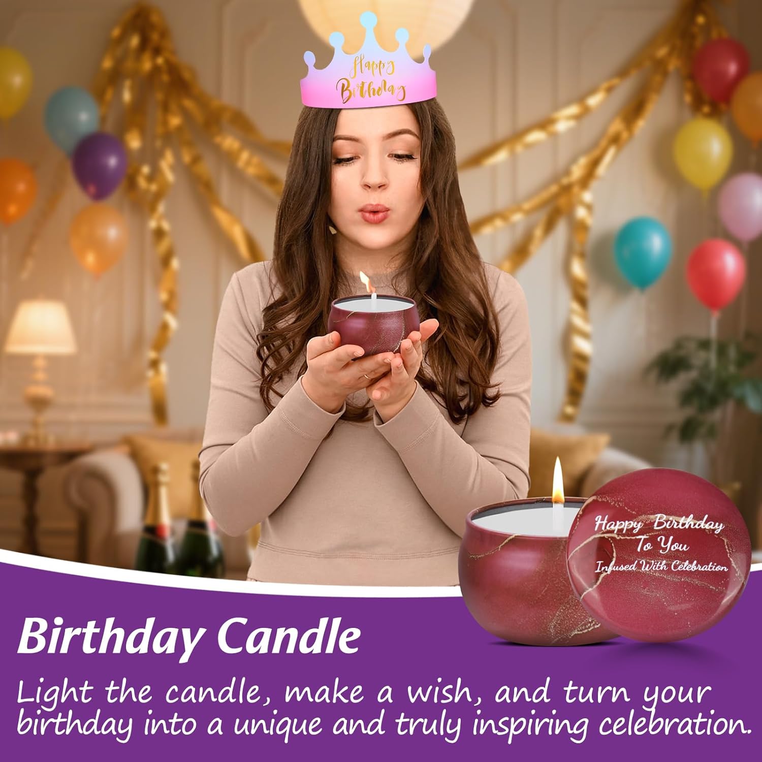 GEBEATY Birthday Gifts for Women - Unique Inspirational Theme Happy Birthday Gift for Her/Friendship/Sister/Best Friend/Mom/Girlfriend/Wife/Teen Girls/Bestie,Gifts for Women - Image 7