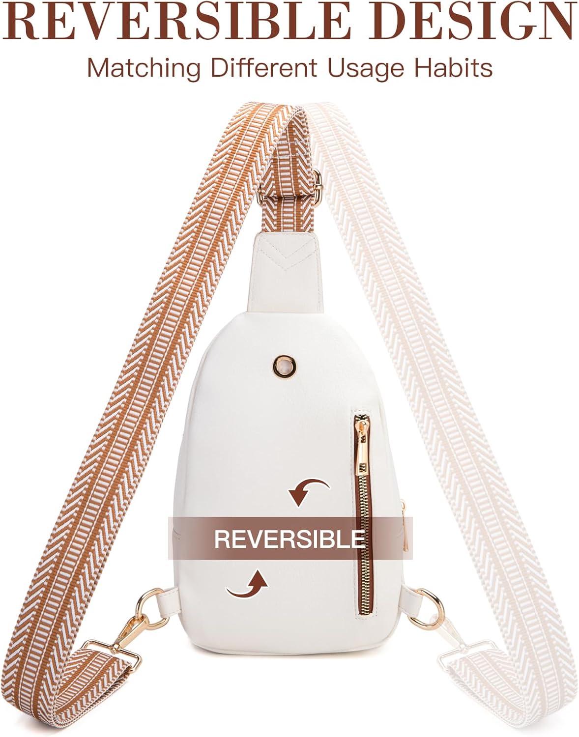 Viverte Crossbody Bags for Women Initial Sling Bag Cross Body Fanny Packs Personalized Gifts for Mom Women Wife - Image 6