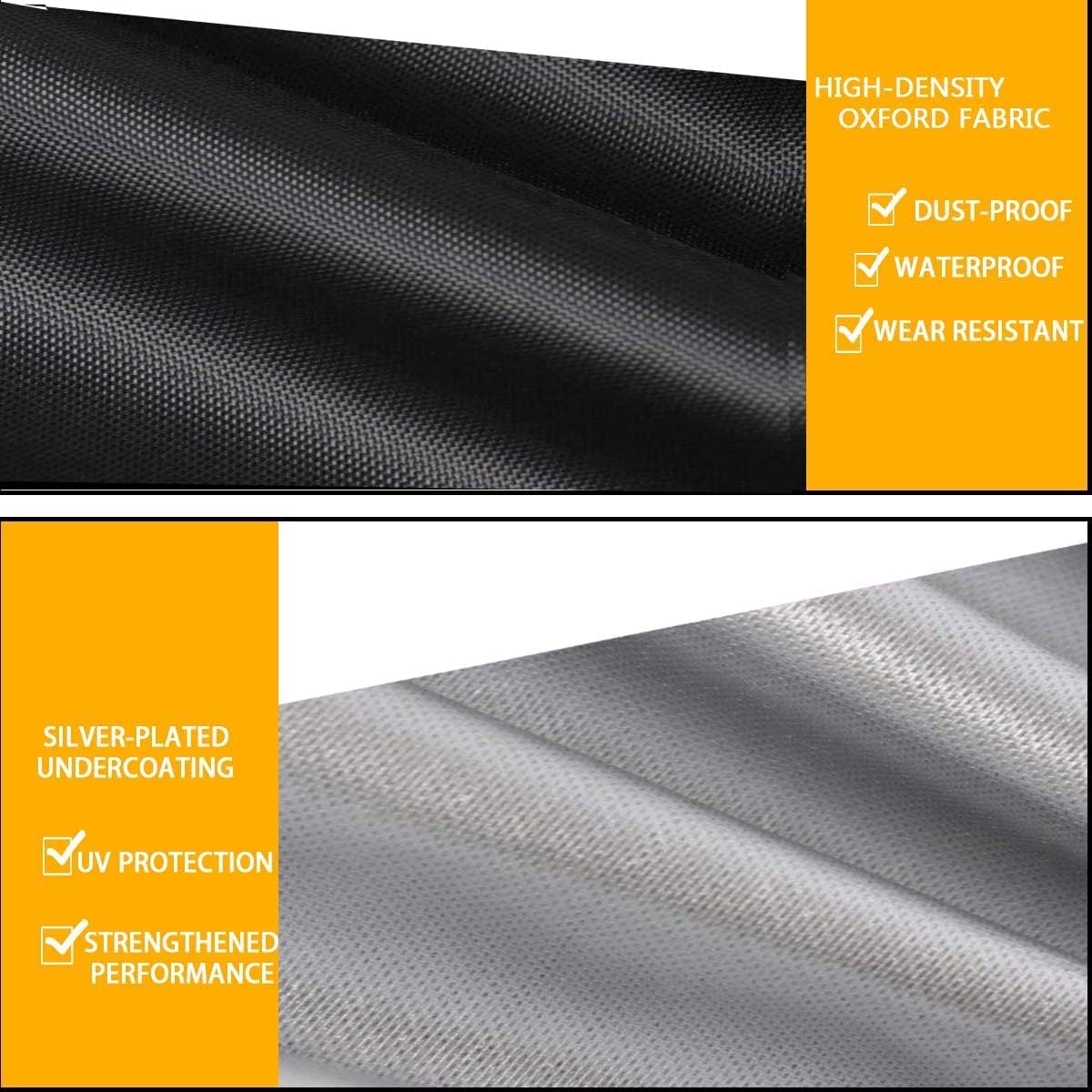 POMER Treadmill Covers, Dustproof Waterproof Non-Folding Running Machine Protective Cover with Zipper - Ideal for Indoor Outdoor Home Treadmill Use - Image 2