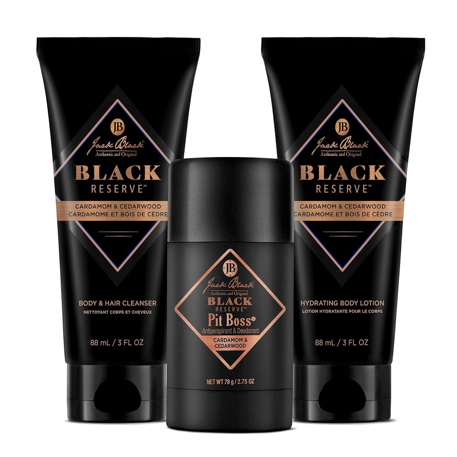 Jack Black Body Collection Set for Men - Mens Body Wash, Pit Boss Men's Deodorant, Body Lotion, Grooming Kit - Image 3