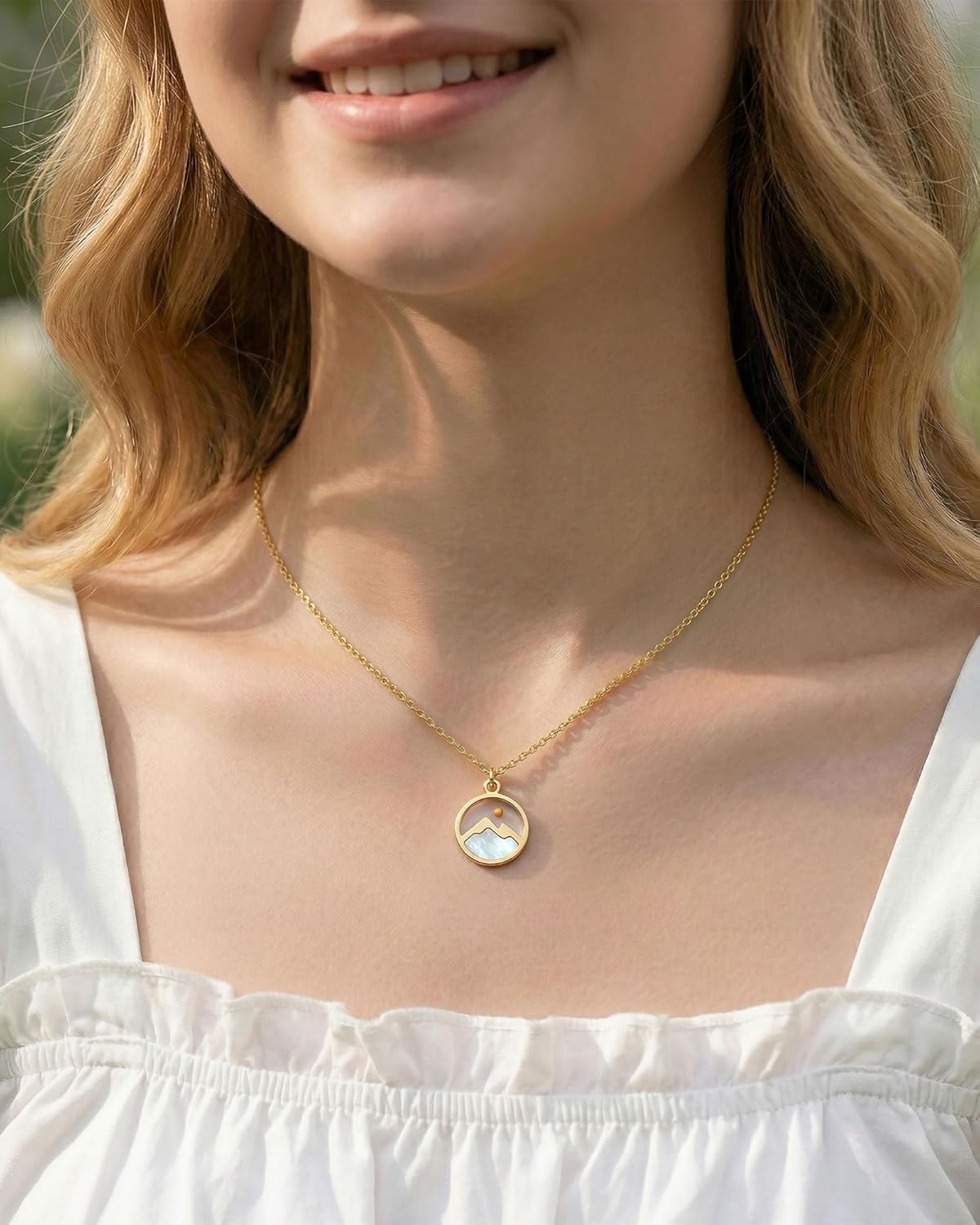 Eryuor Silver/Gold Moving Mountains Mustard Seed Faith Necklace, Inspirational Christian Gifts for Teen Girls & Women - Image 2