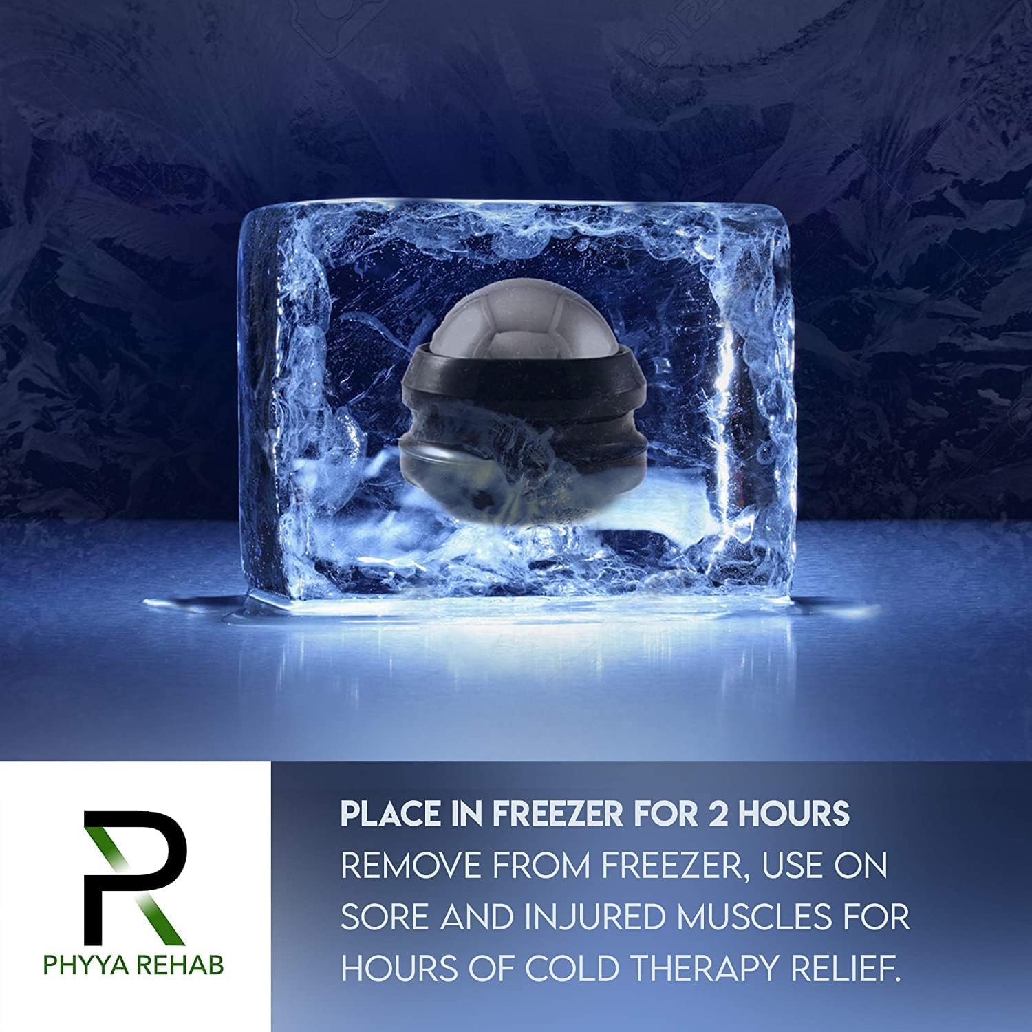 Massage Ice Roller Ball - Roller for Muscles Deep Tissue - Cold Therapy - Plantar Fasciitis Roller - Image 5