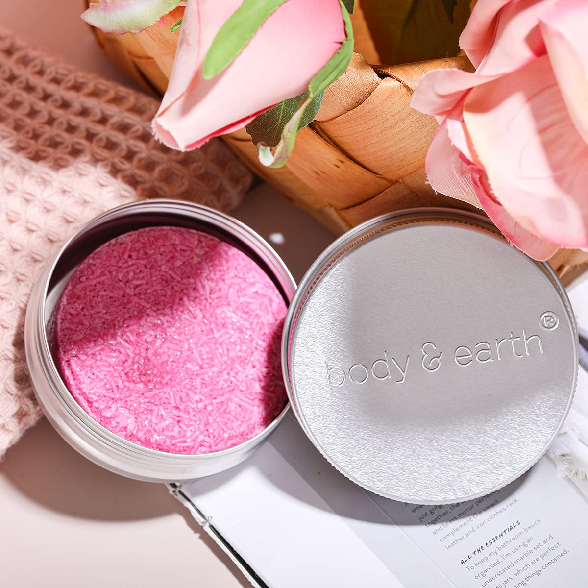 Mothers Day Gifts for Mom, Spa Birthday Gift Baskets for Women Her Wife Girlfriend, with Rose Scented Shower Gel, Body Scrub, Body Lotion, Hand Soap - Image 8