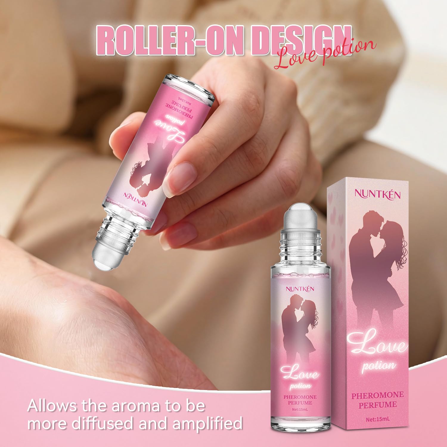 Phero Perfume, Pheromones Perfumes for Women, Roll On Perfume Phero Oil, Long-lasting, Travel Size - Image 5