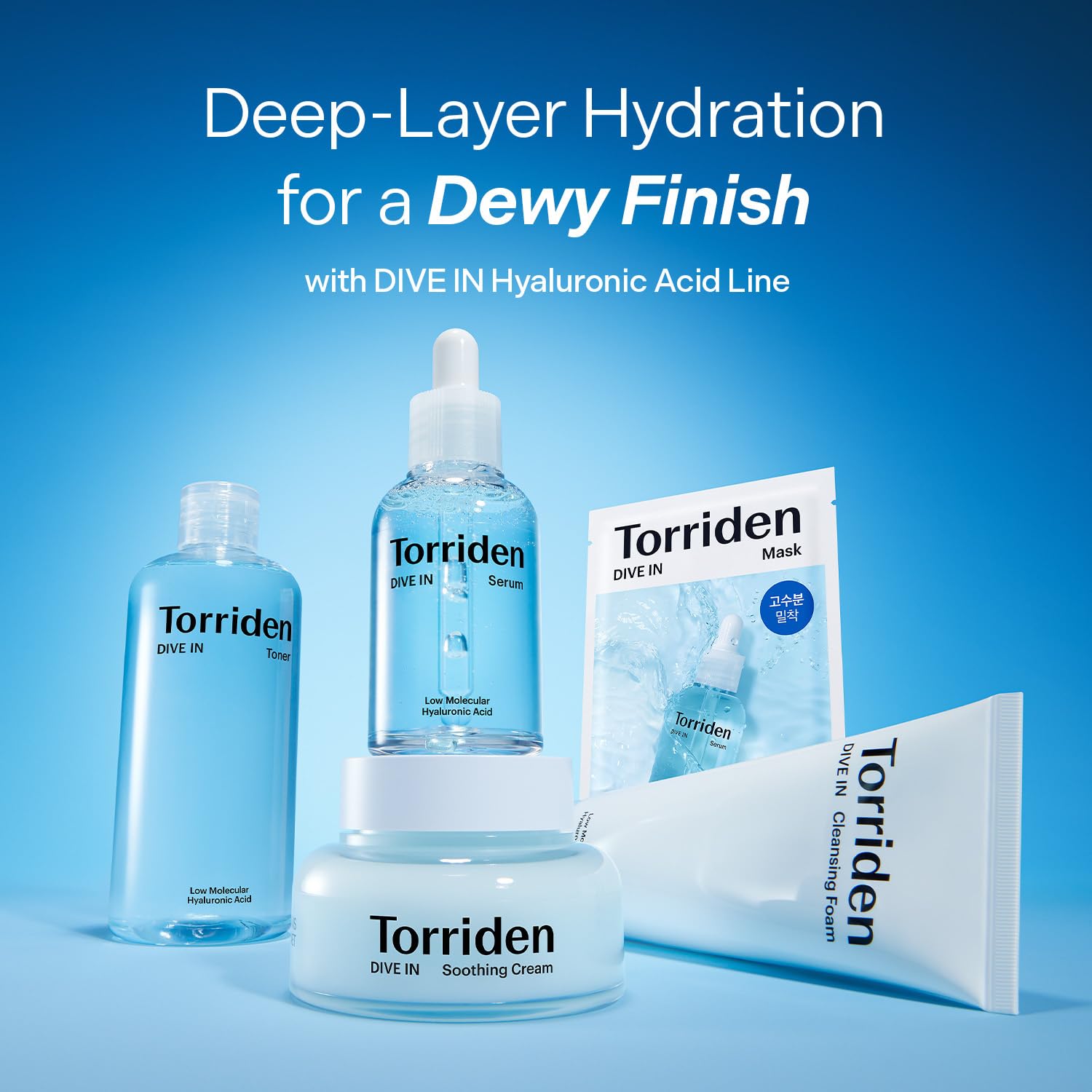 Torriden DIVE IN Hyaluronic Acid Serum for Deep Hydration | Korean K-Beauty Glass Skin Plump Glow | Lightweight Fast-Absorbing Face Serum 50ml (1.69 fl.oz.) - Image 7