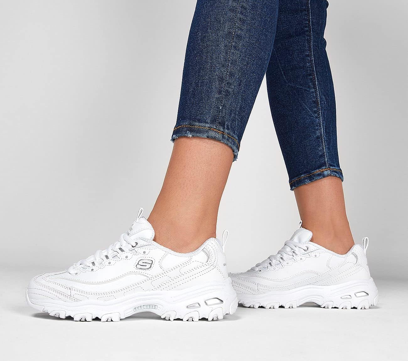 Skechers Women's D'Lites Fresh Start Memory Foam Lace-up Sneaker - Image 3
