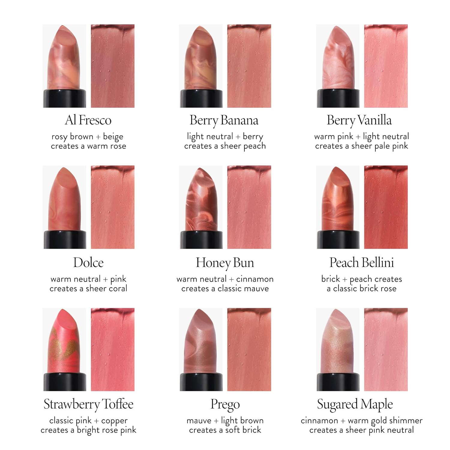LAURA GELLER NEW YORK Italian Marble Sheer Lipstick - Berry Vanilla - Hydrating & Lightweight - Vitamin E & Caster Seed Oil - Cream Finish - Image 9