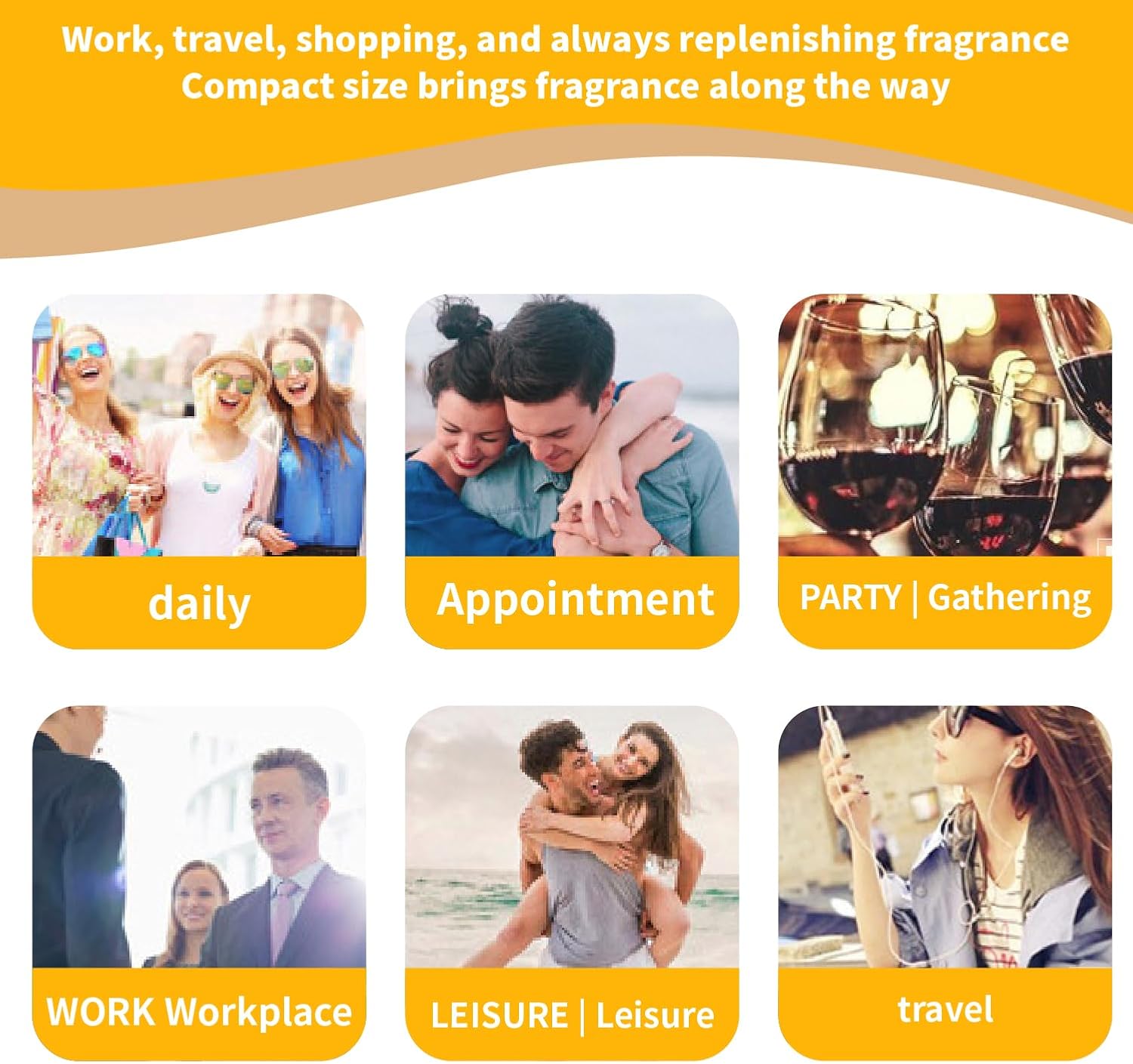Perfume travel refillable,6Pcs 5ml Mini perfume bottle,Portable perfume bottles refillable for Women Men Small Mister Spray Bottle, for Travel and Outgoing - Image 6