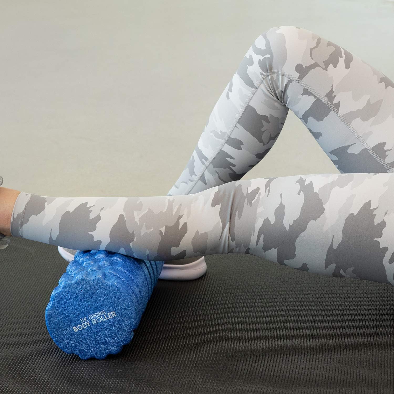 High Density Foam Roller Massager for Deep Tissue Massage of The Back and Leg Muscles - Self Myofascial Release of Painful Trigger Point Muscle Adhesions - 13" Blue - Image 6