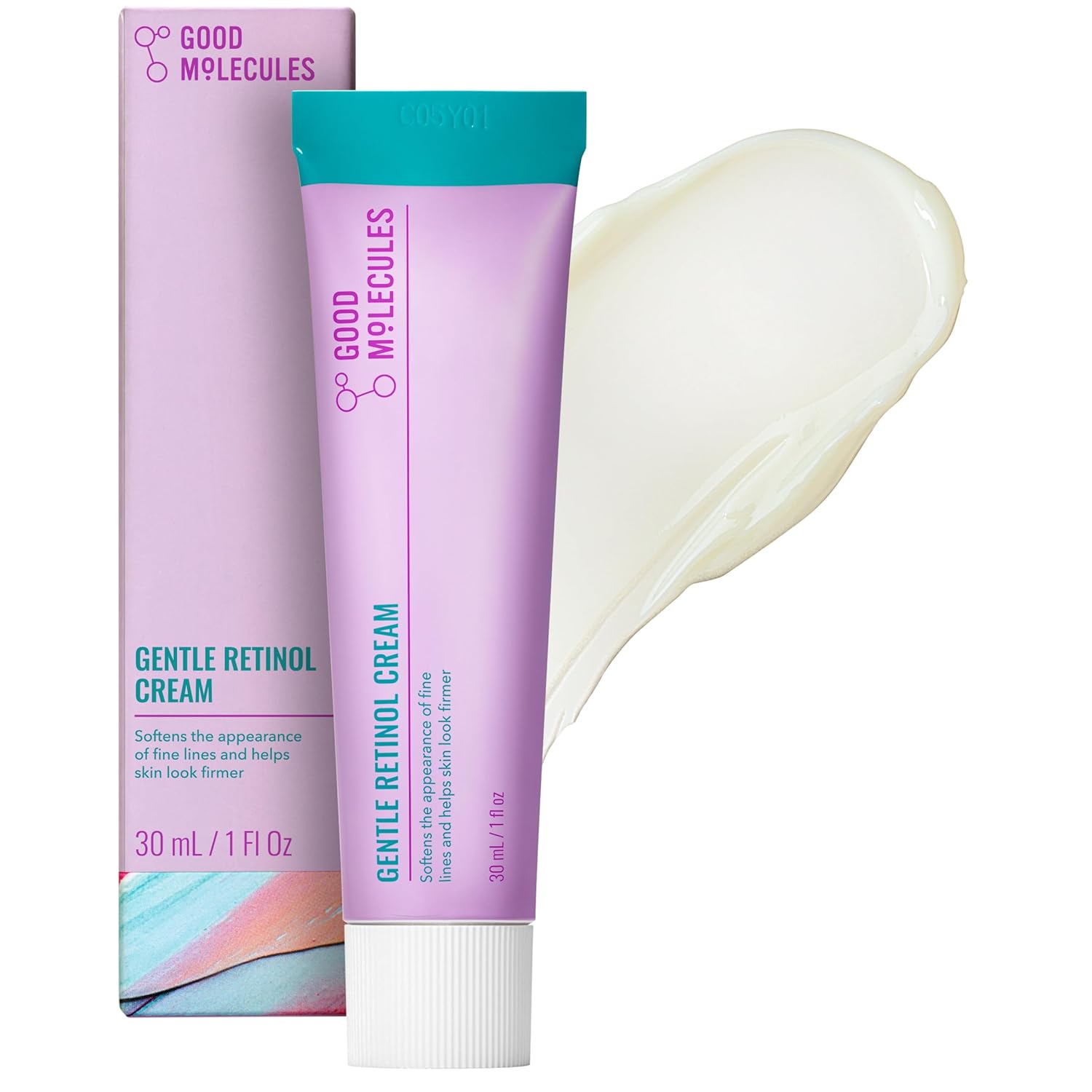 Good Molecules Gentle Retinol Cream - Retinol Night Cream to Minimize Appearance of Fine Lines & Wrinkles, Skin Tightening Recipe with Bakuchiol, Anti-Aging Skin Care For Face