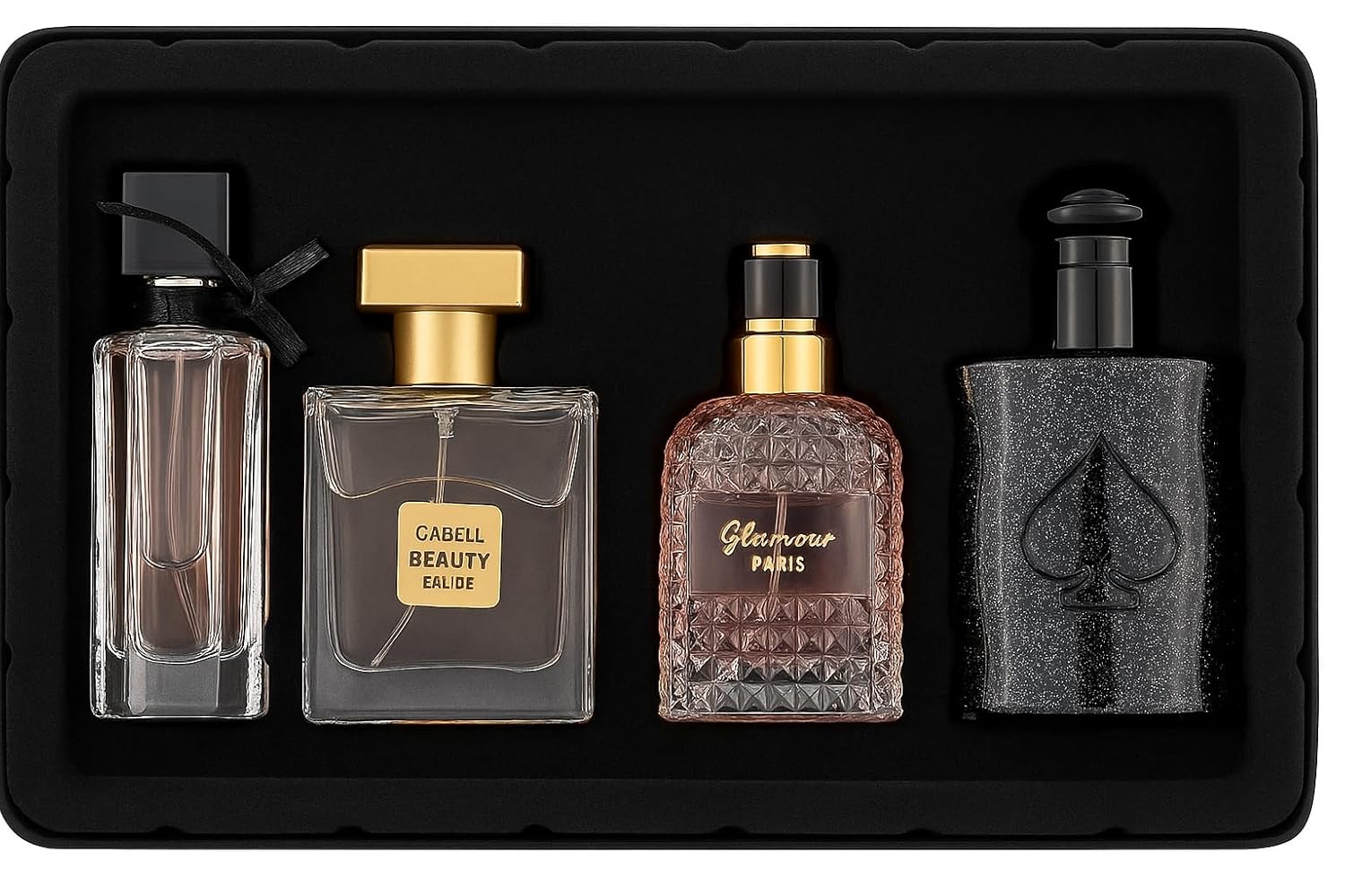 Flower Stories Women's Perfume Set: 4 floral and fruity fragrances in a gift box, 105ml total (3.5oz). Perfect for gifting or personal use, elegant and timeless scents for any occasions