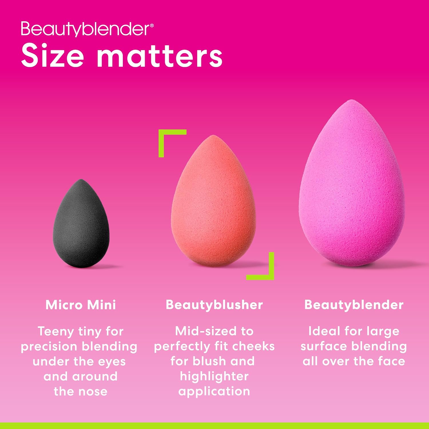 Beautyblender® | Cheeky Beautyblusher - Cream & Powder Blush Blender Makeup Sponge by Beauty Blender - Super-Soft Foam, Reusable, Washable, Streak Free Application - Image 3