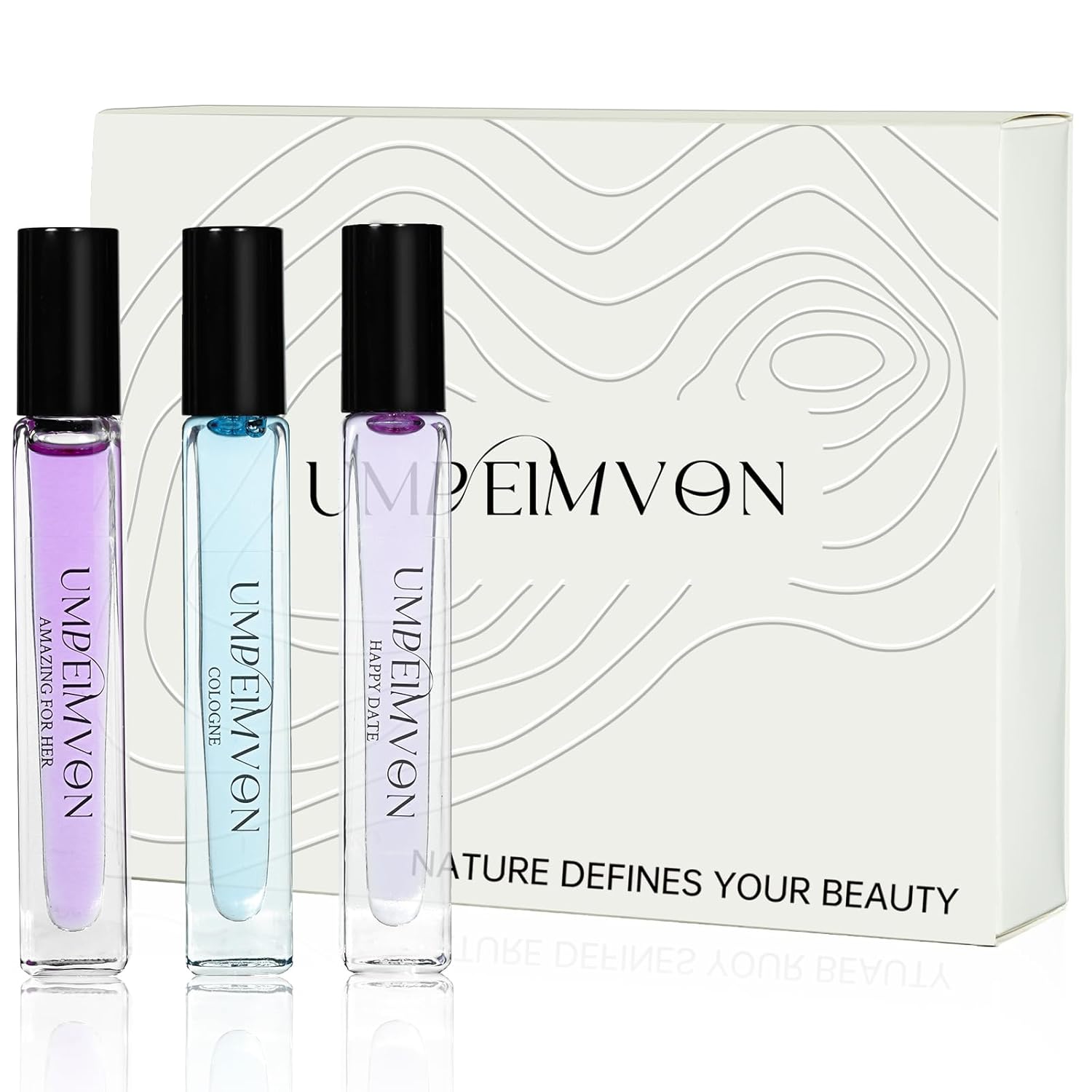 Roll On Perfume Oils for Women Long Lasting, Pheromones Perfume Body Oil, Travel Size 0.33 Fl. Oz