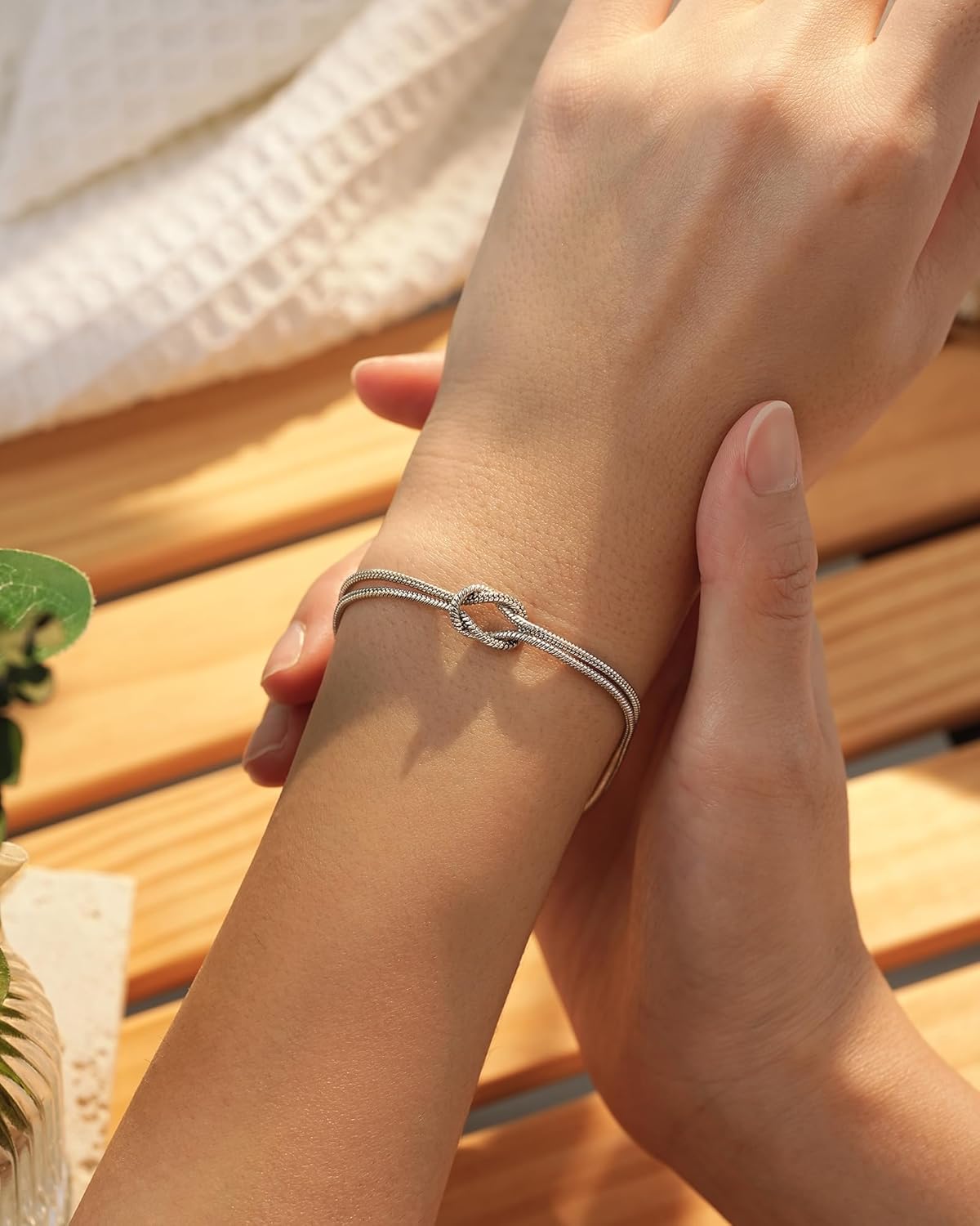 Tarsus Love Knot Friendship Bracelets, Best Friend Mothers Day Birthday Galentines Valentines Christmas Jewelry Friendship Gifts for Women Bff Bestie - Image 3